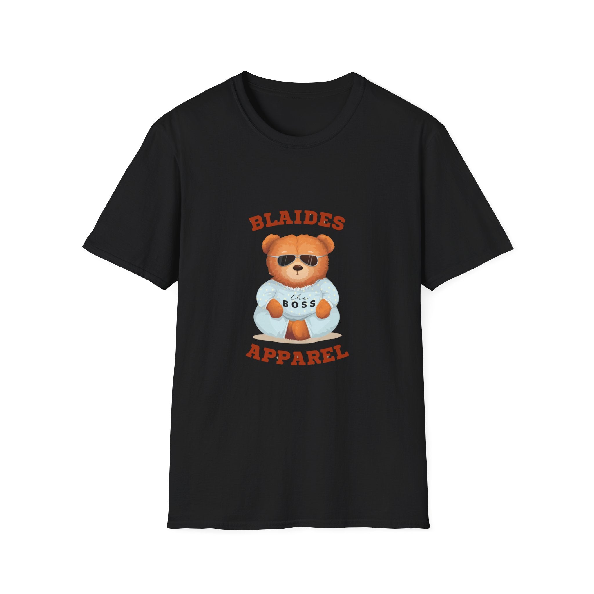 Blaides Apparel Cute Bear Boss T-Shirt - Unisex Softstyle Tee