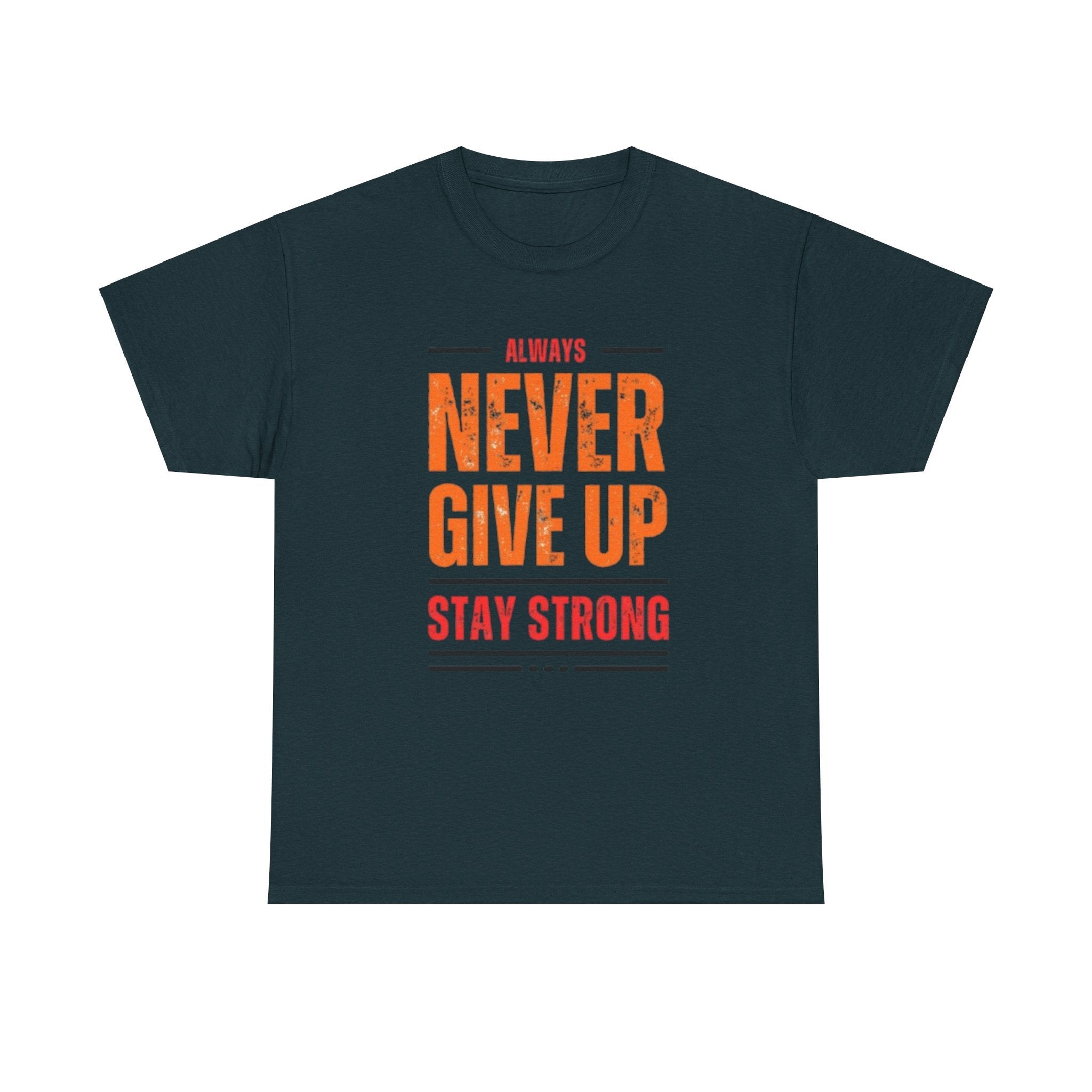 Unisex Heavy Cotton Tee Good Vibes Only Graphic Shir Durable & Stylish