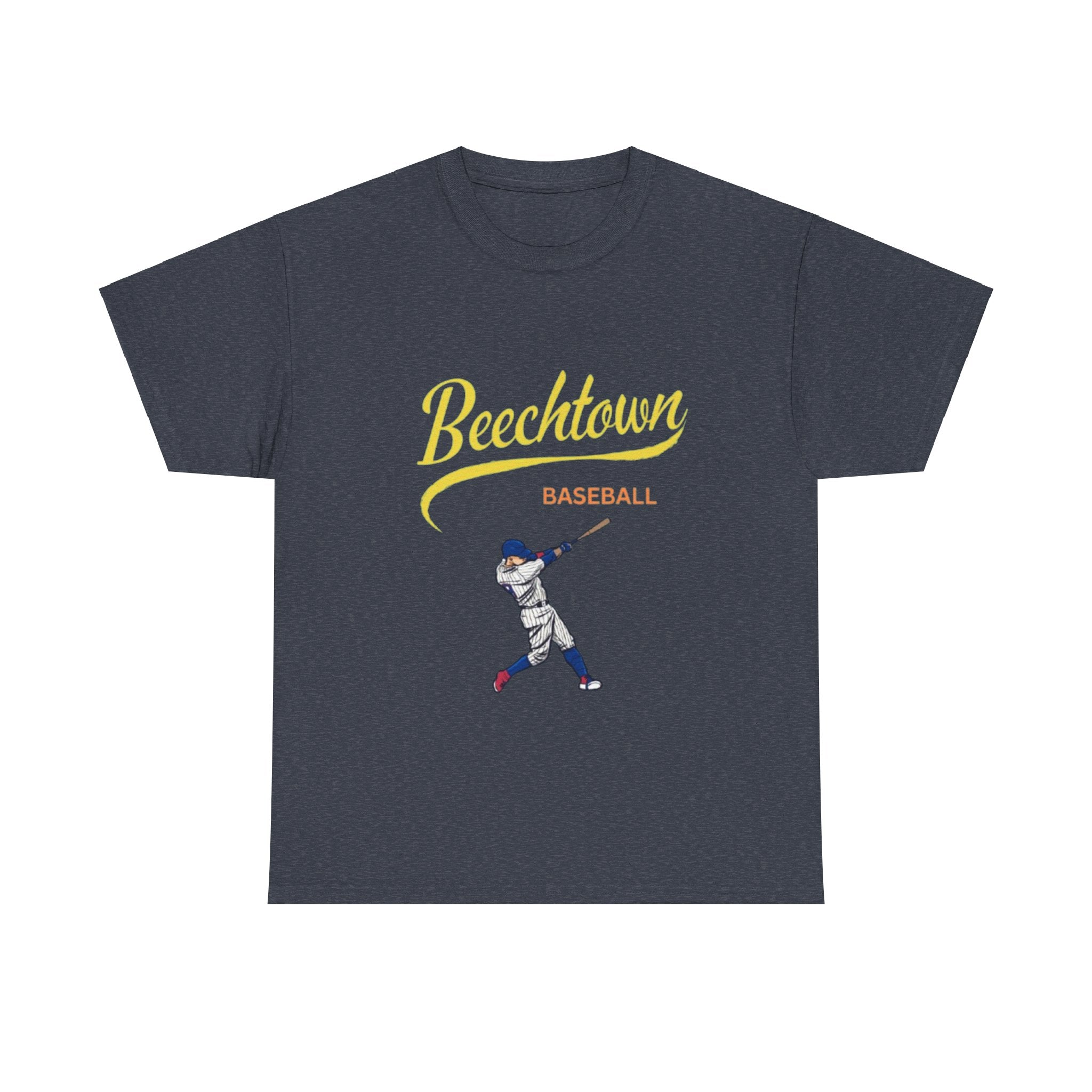 Unisex Heavy Cotton Tee - Beachtown Printed T-Shirt