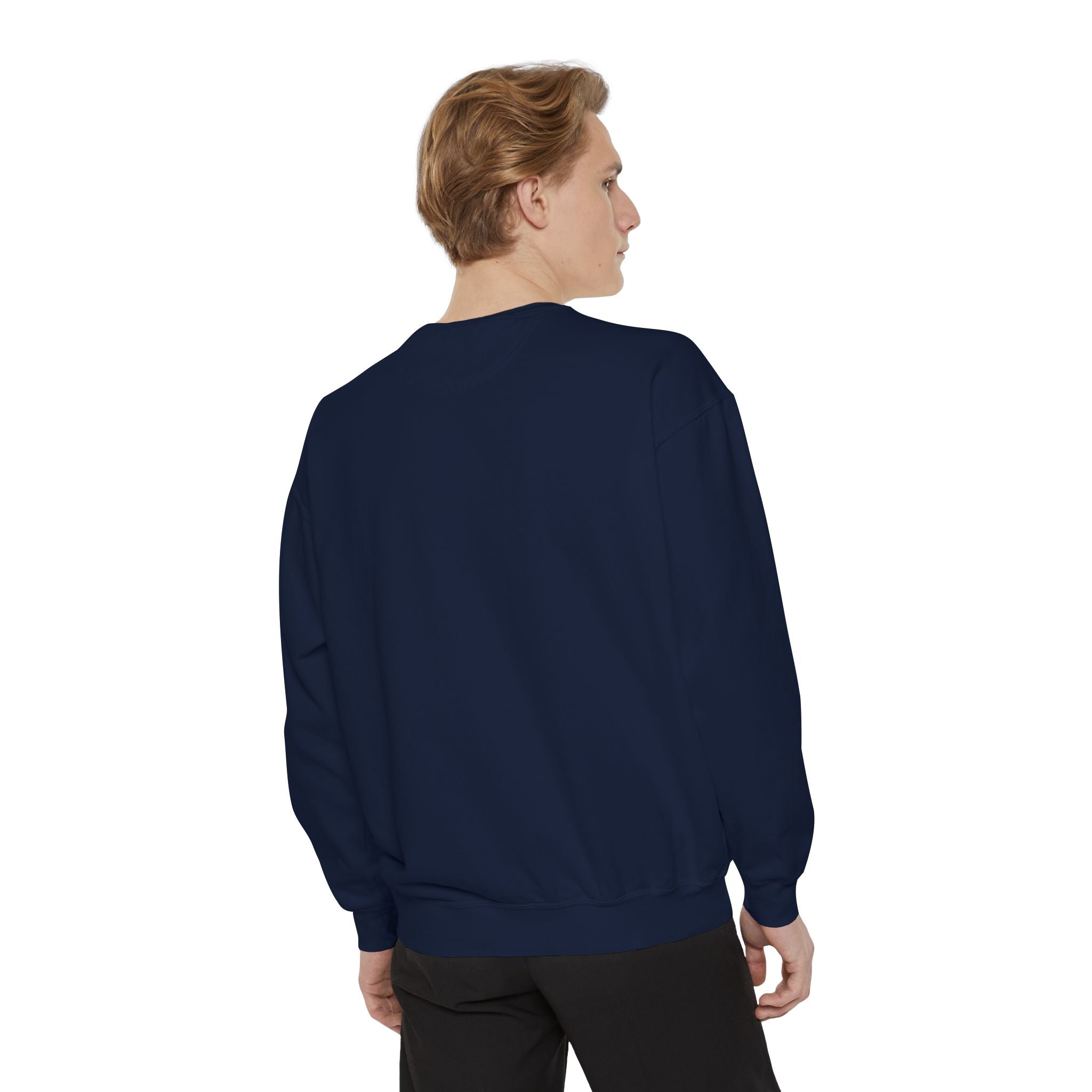 Christian Sweatshirt — “Jesus Christ No.1 Savior” Vintage Forgiven Crewneck