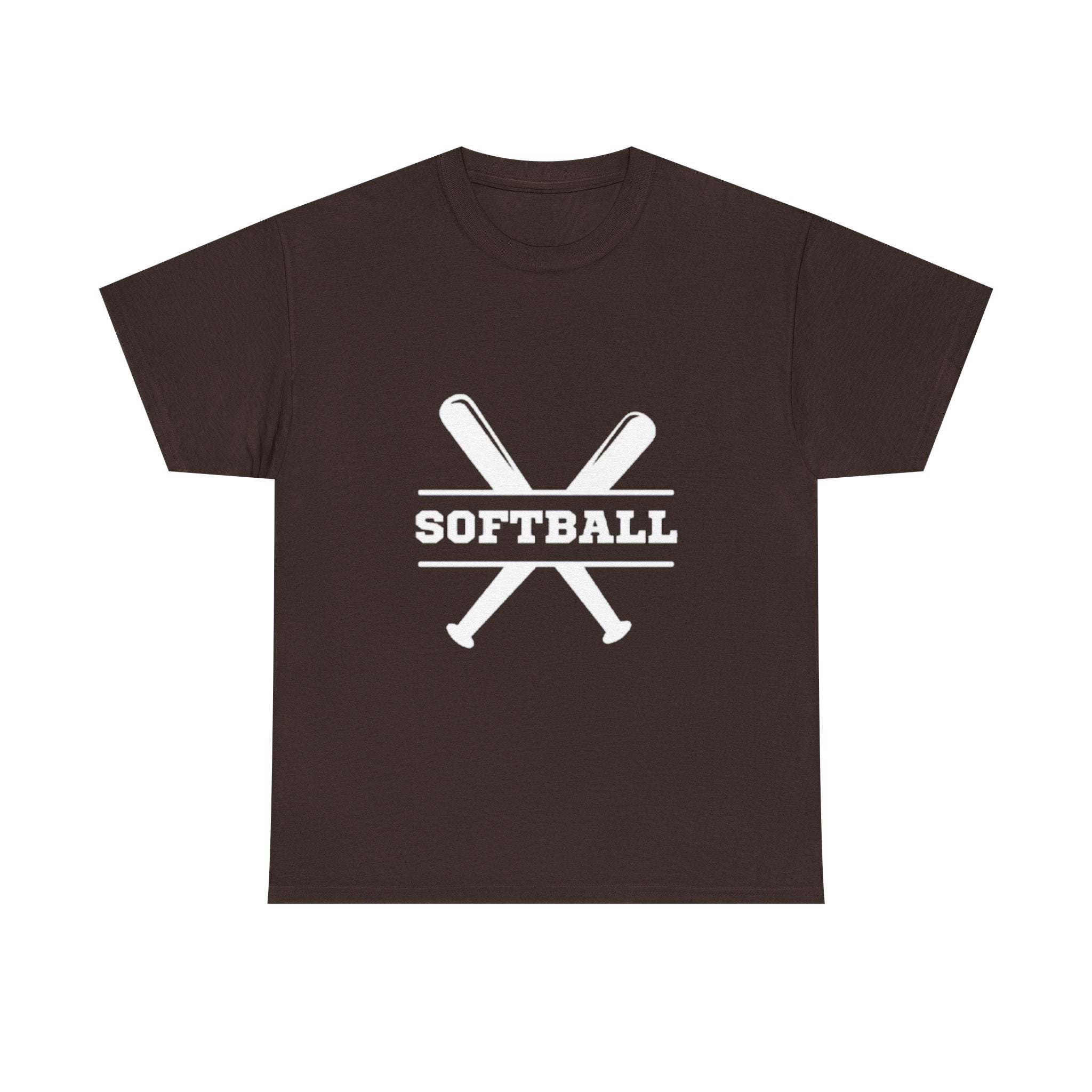 Unisex Heavy Cotton Tee - SoftBall Printed T-Shirt - Comfortable Casual Wear Tee - Unique Graphic Tee - Gift