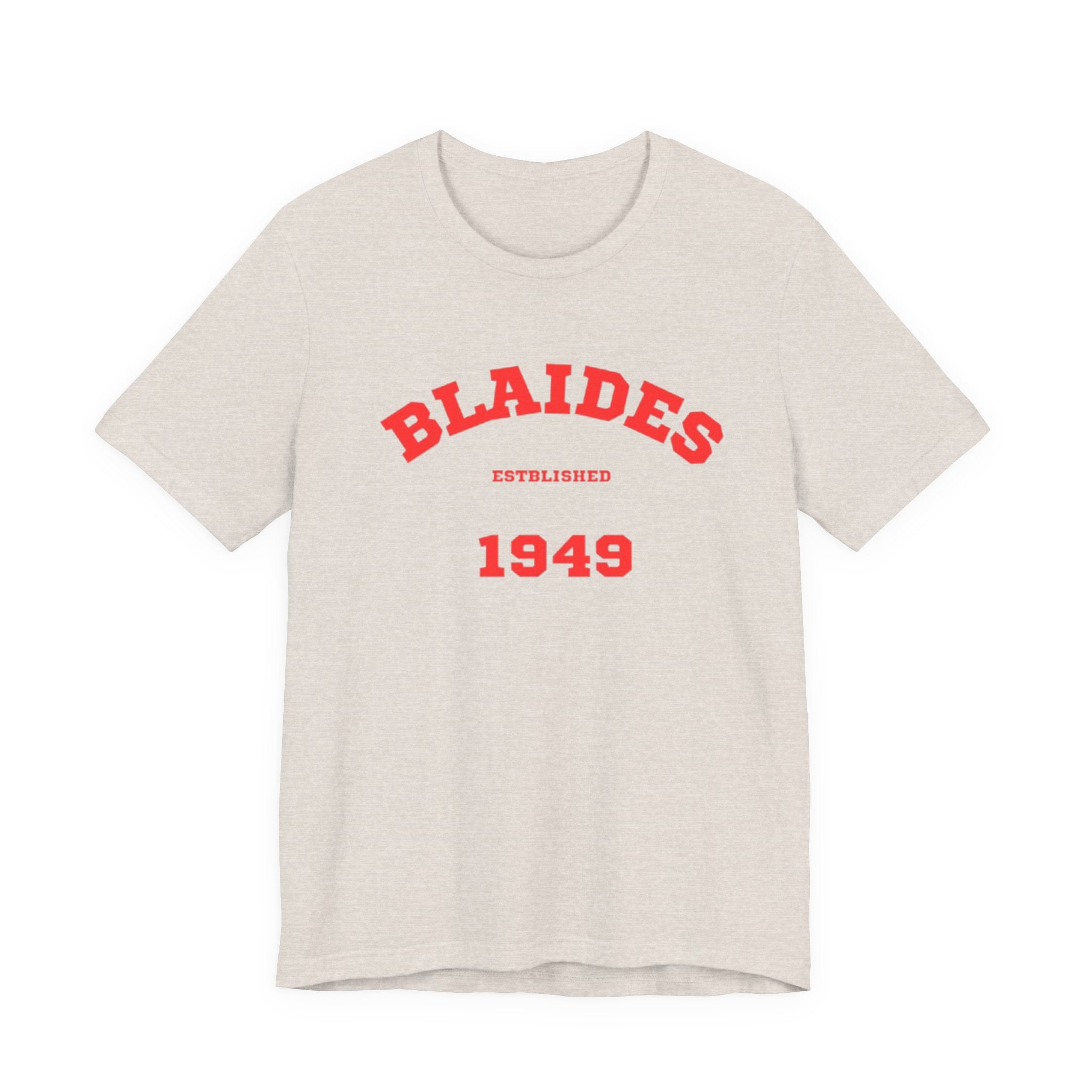 Unisex Graphic Tee - Eco-Friendly Unisex Jersey T-Shirt - Comfortable Casual Wear Tee - Blaides 1949 Printed Tee - Gift