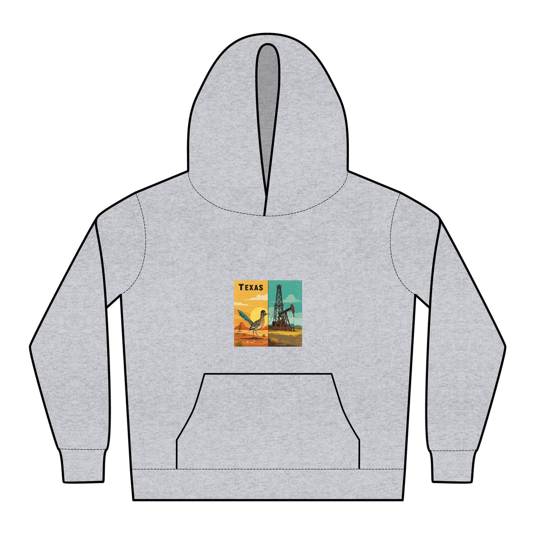 Vintage Texas Kids Relax Hoodie - Fun Casual Wear