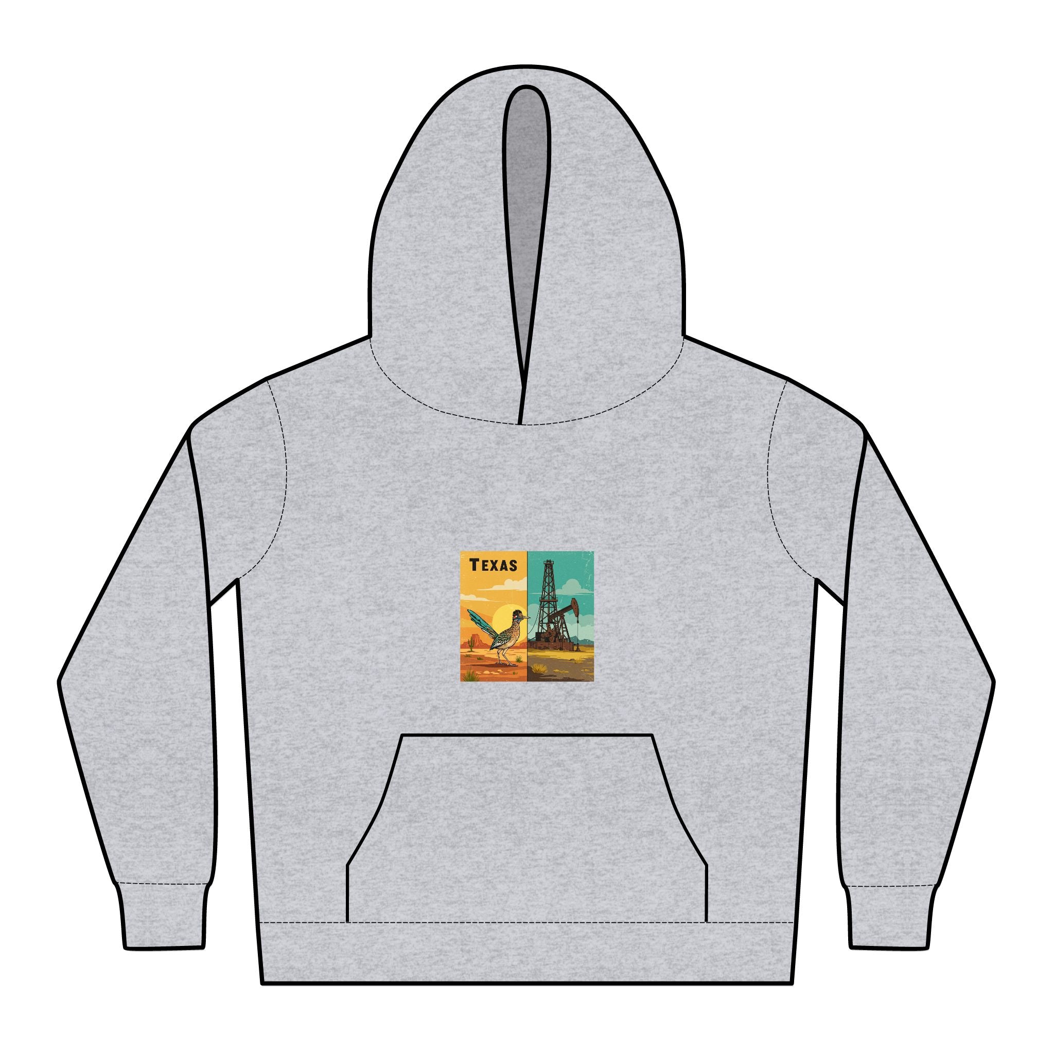 Vintage Texas Kids Relax Hoodie - Fun Casual Wear