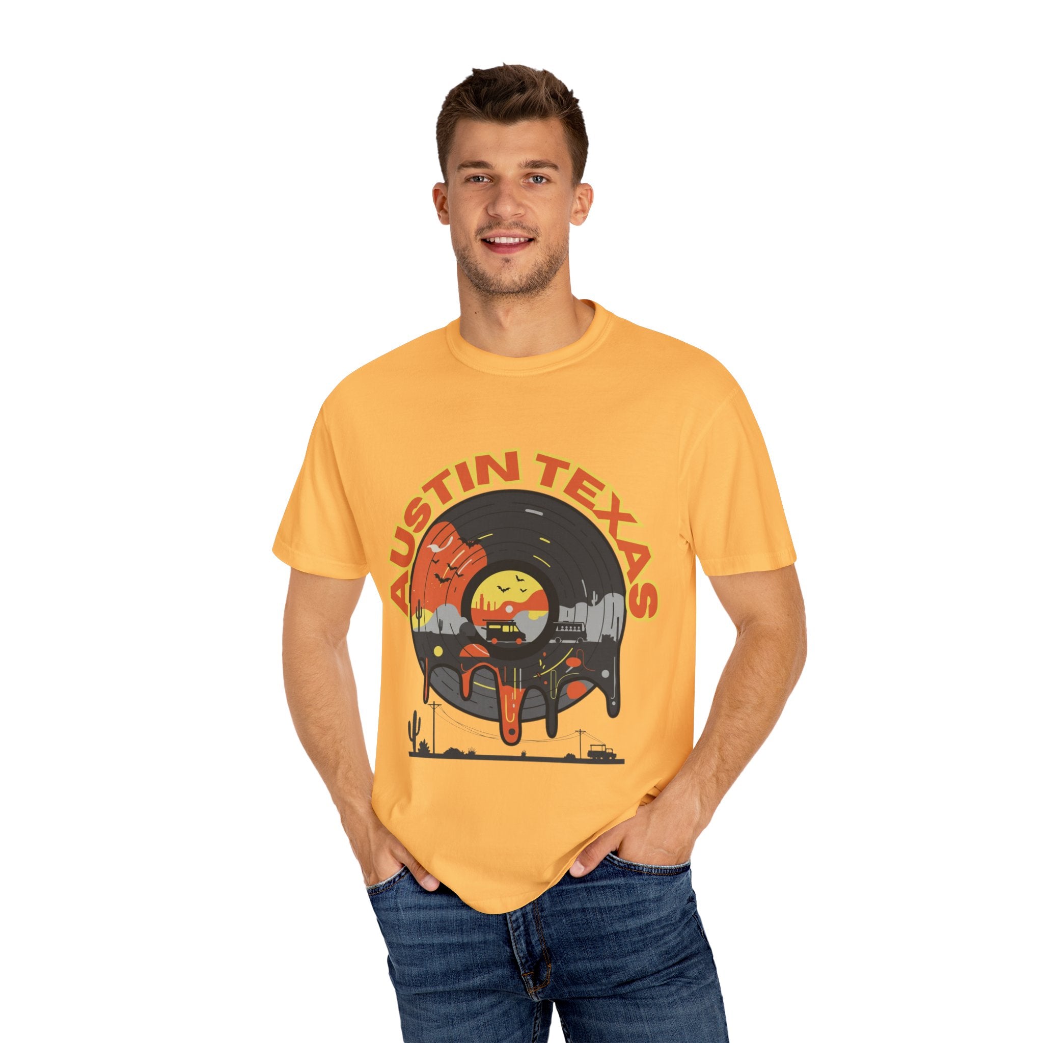 Austin Texas Graphic T-Shirt - Vintage Vibe, Comfort Wear, Texas Pride, Unisex Fashion, Perfect Gift, Summer Style