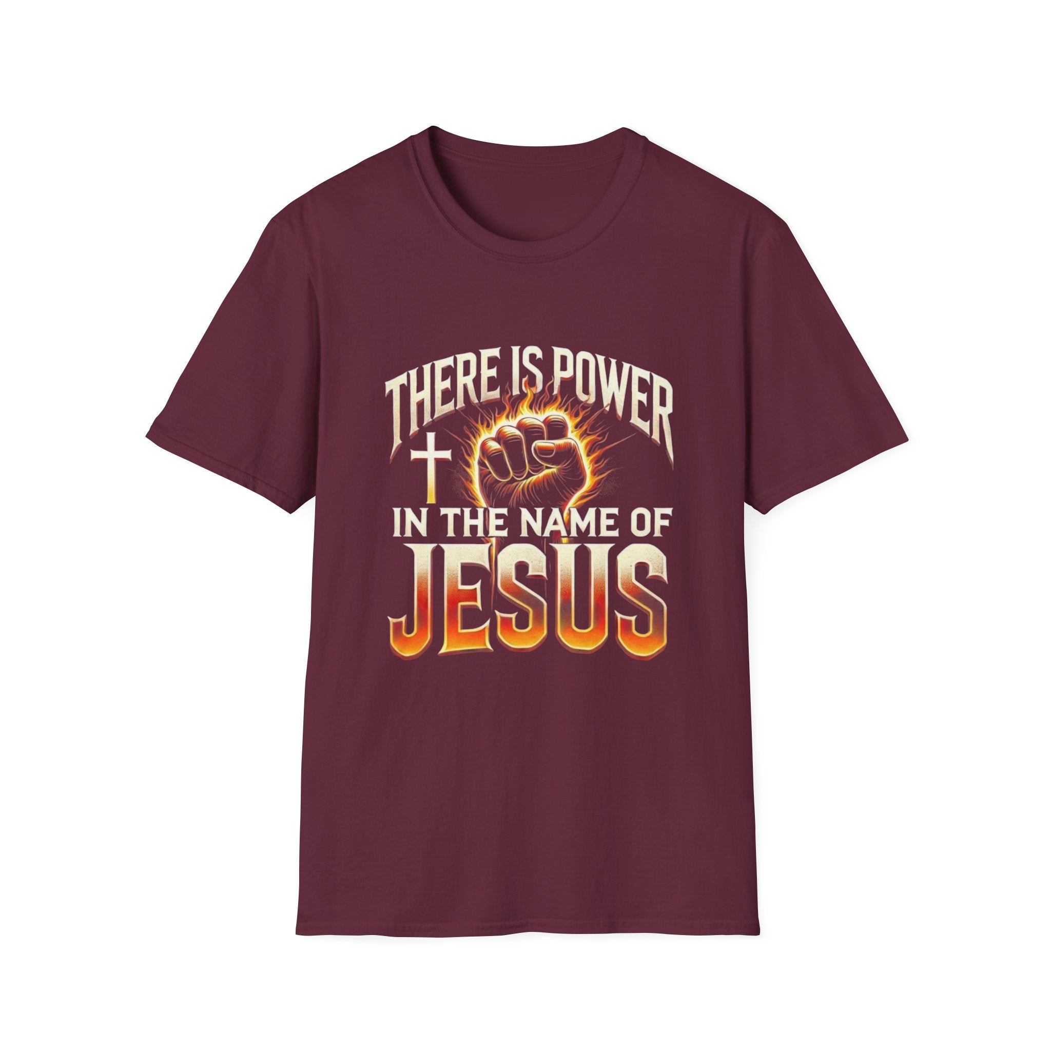 There Is Power In Jesus T-Shirt — Christian Faith Graphic Tee