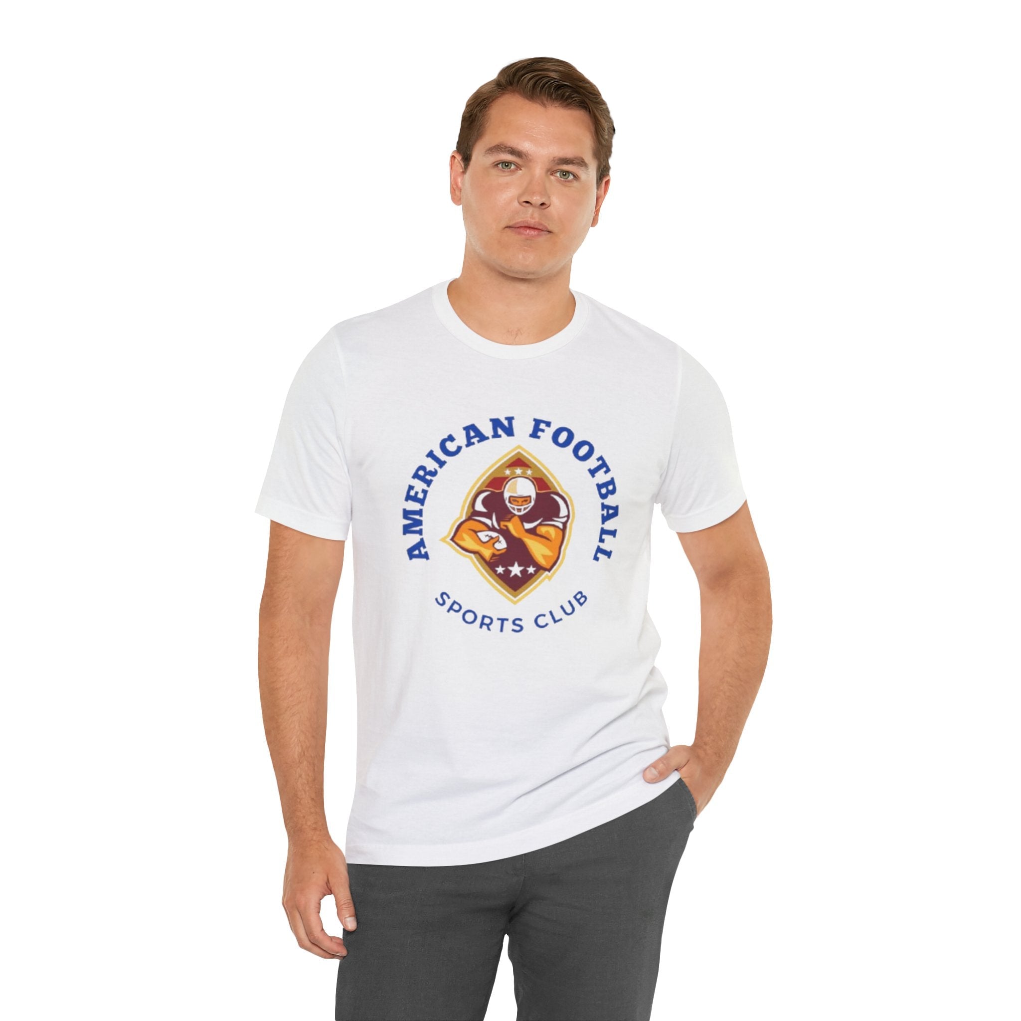 Unisex Graphic Tee - American Football Printed Tee - Sporty Gift Shirt