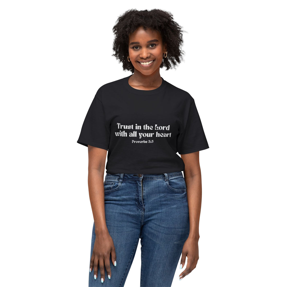 Inspirational Proverbs 3:5 Unisex HD Cotton T-Shirt