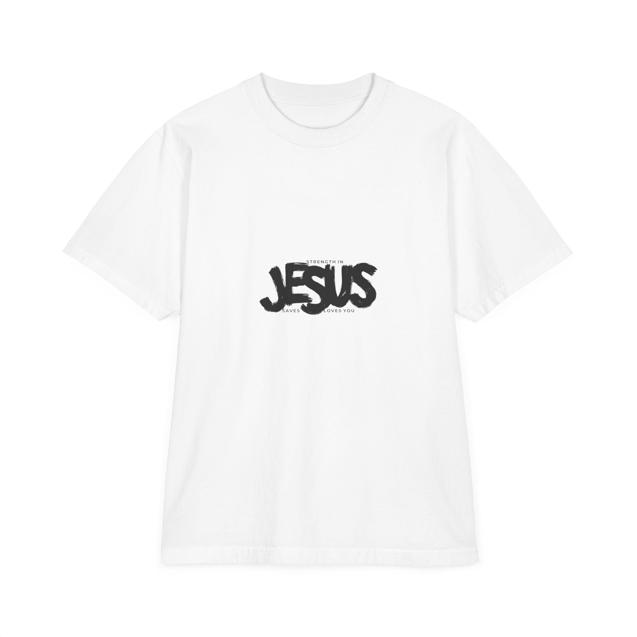 Unisex Jesus Graphic Drop-Shoulder T-Shirt for Casual Style