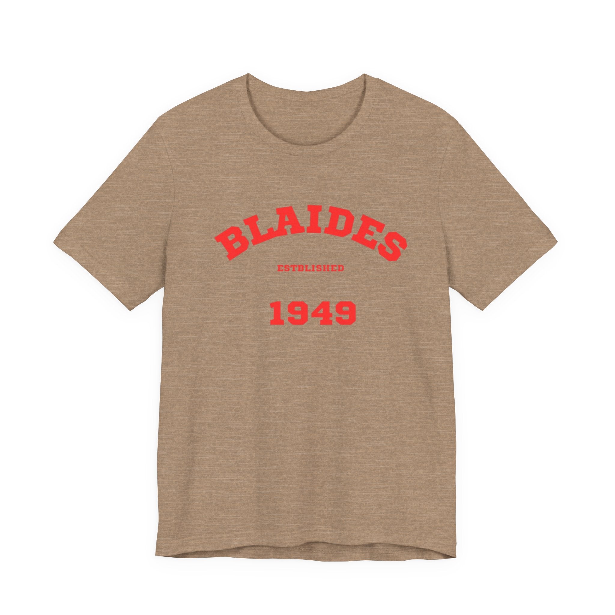 Unisex Graphic Tee - Eco-Friendly Unisex Jersey T-Shirt - Comfortable Casual Wear Tee - Blaides 1949 Printed Tee - Gift
