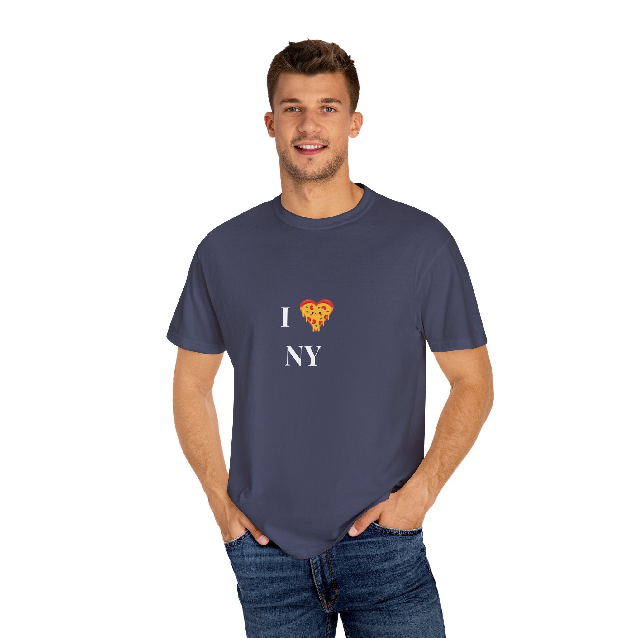 Love Pizza Unisex Garment-Dyed T-Shirt