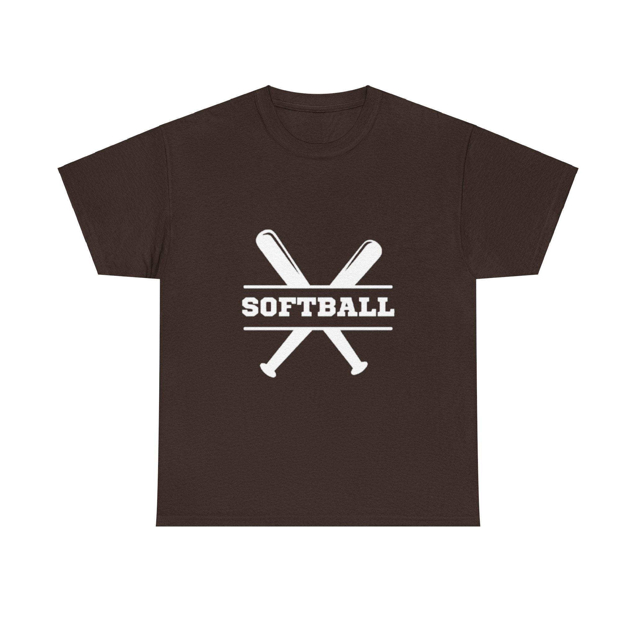 Unisex Heavy Cotton Tee - Softball Printed T-Shirt
