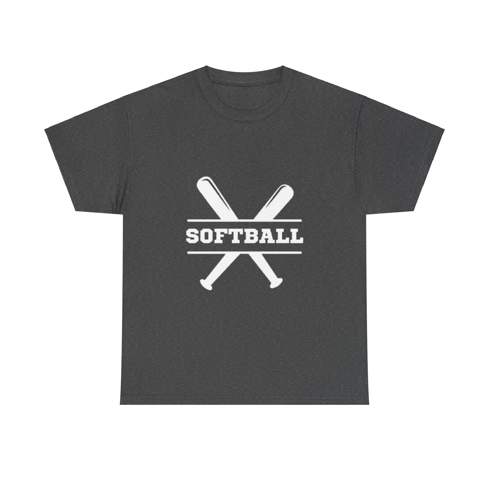 Unisex Heavy Cotton Tee - Softball Printed T-Shirt