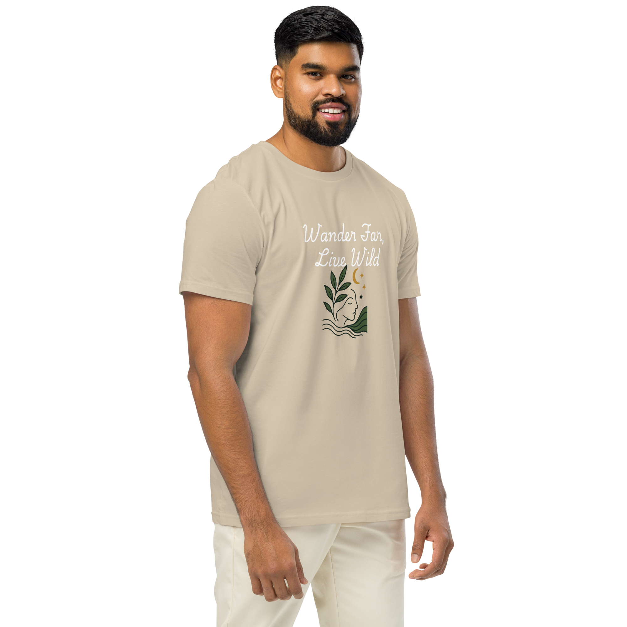 Wander Far, Live Wild T-Shirt - Comfortable Unisex Tee for Nature Lovers
