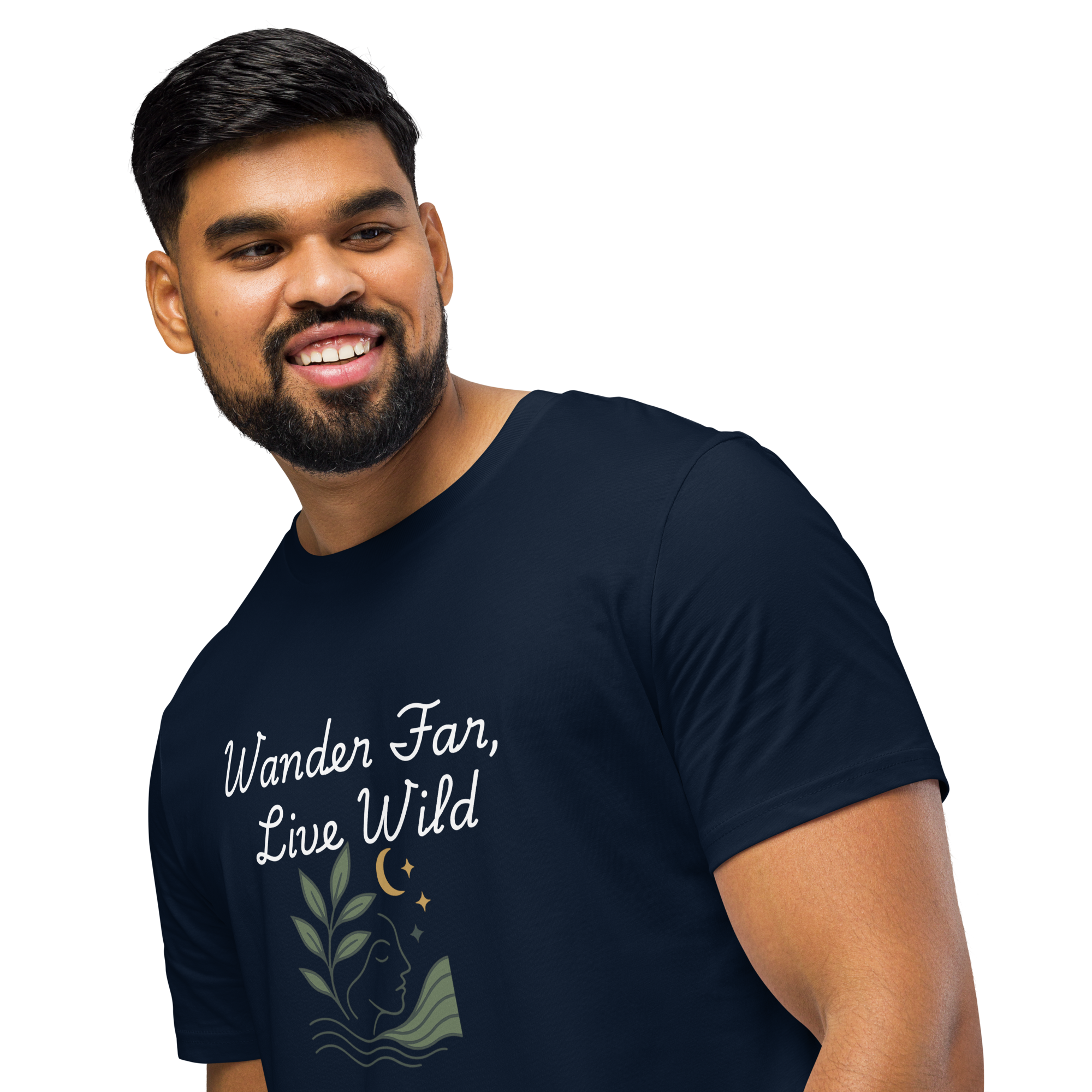 Wander Far, Live Wild T-Shirt - Comfortable Unisex Tee for Nature Lovers