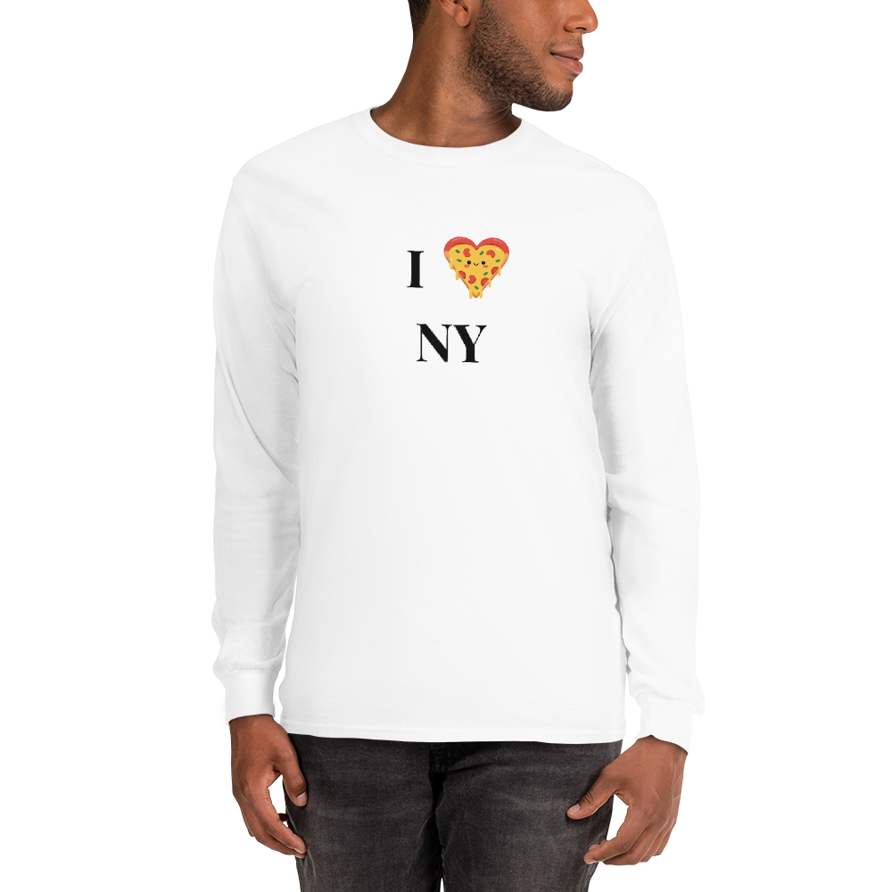 I ❤️ NY Pizza Long Sleeve T-Shirt - Unisex hoodie with printed logo