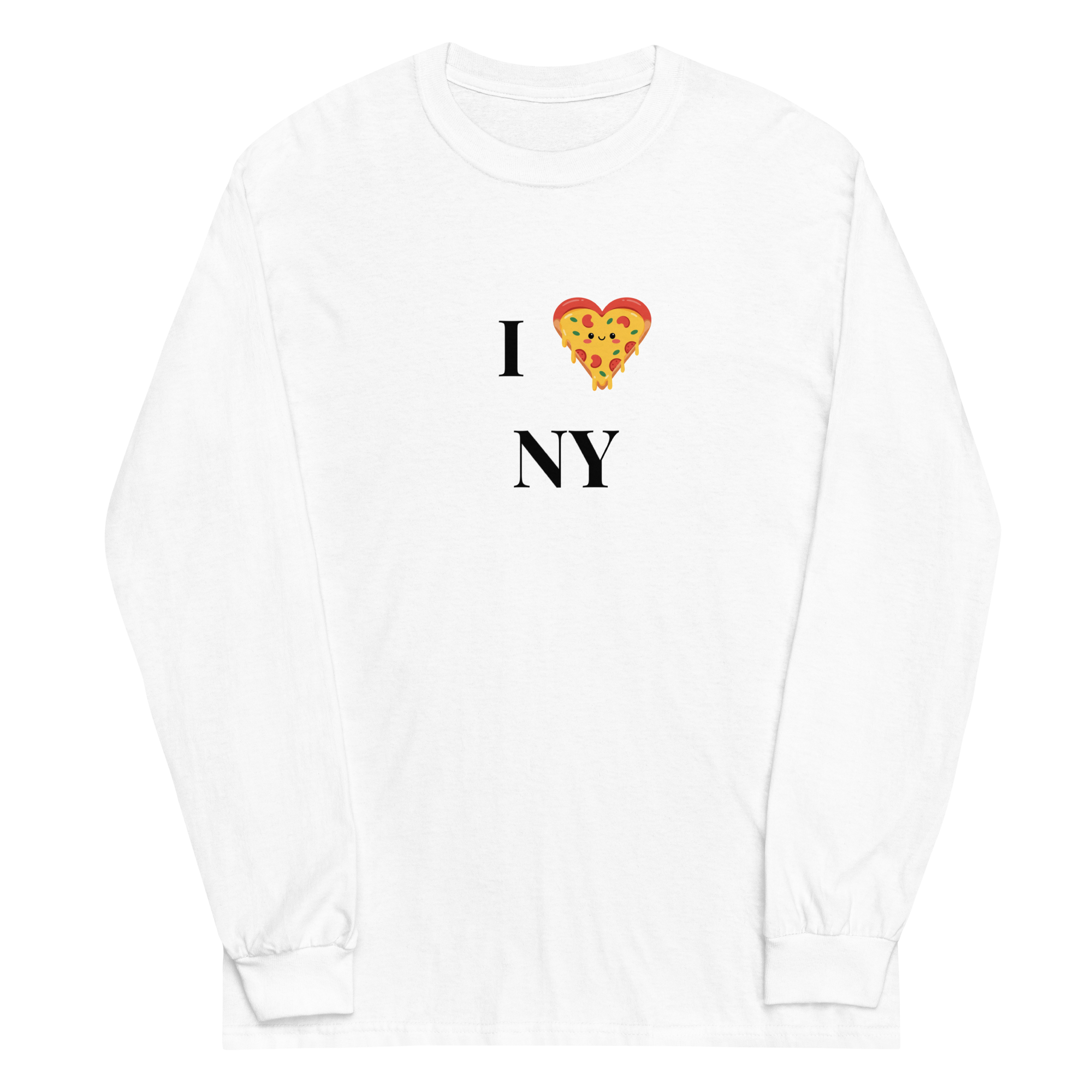 I ❤️ NY Pizza Long Sleeve T-Shirt - Unisex hoodie with printed logo
