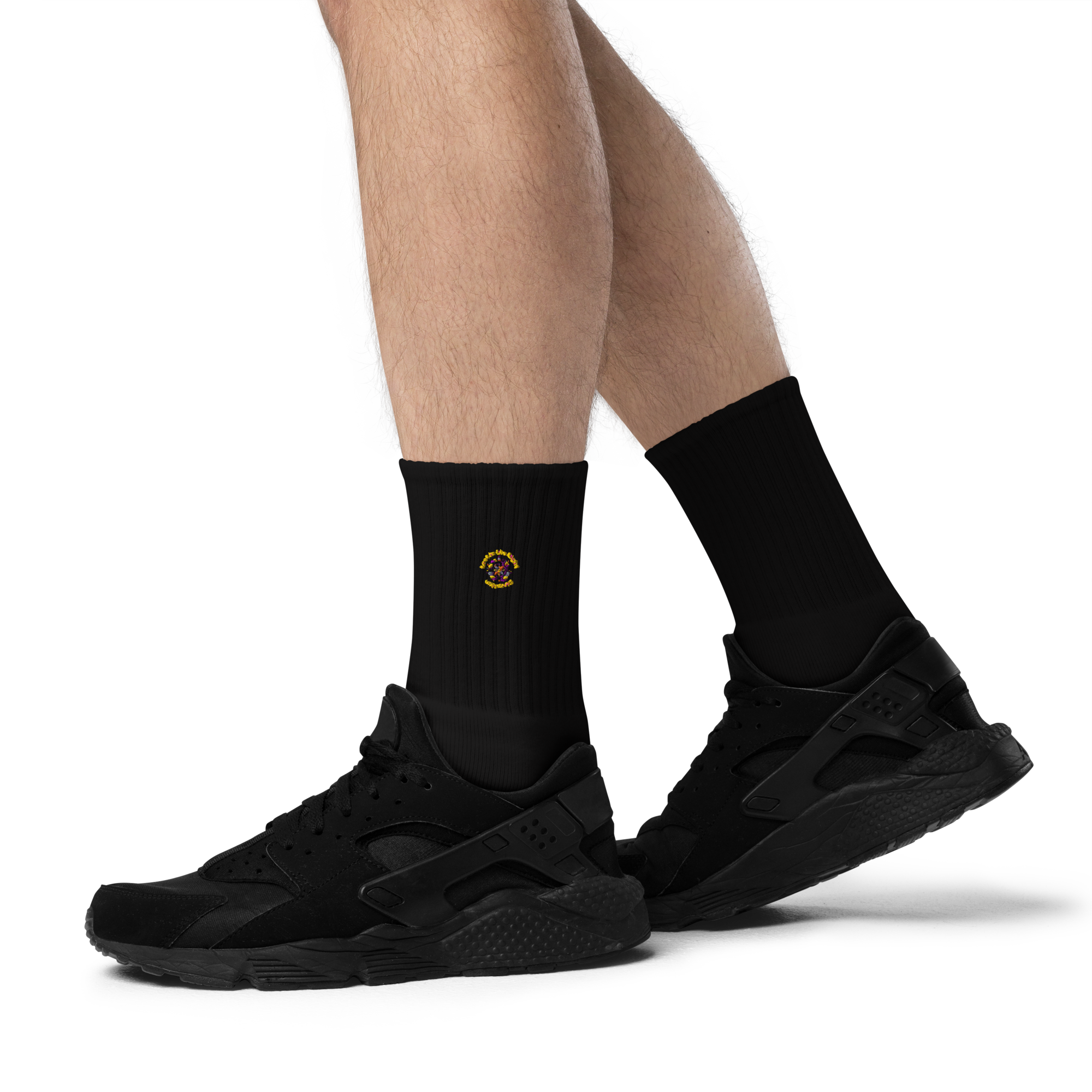 Inspirational Compass Sublimation Crew Socks - Direction in the Right
