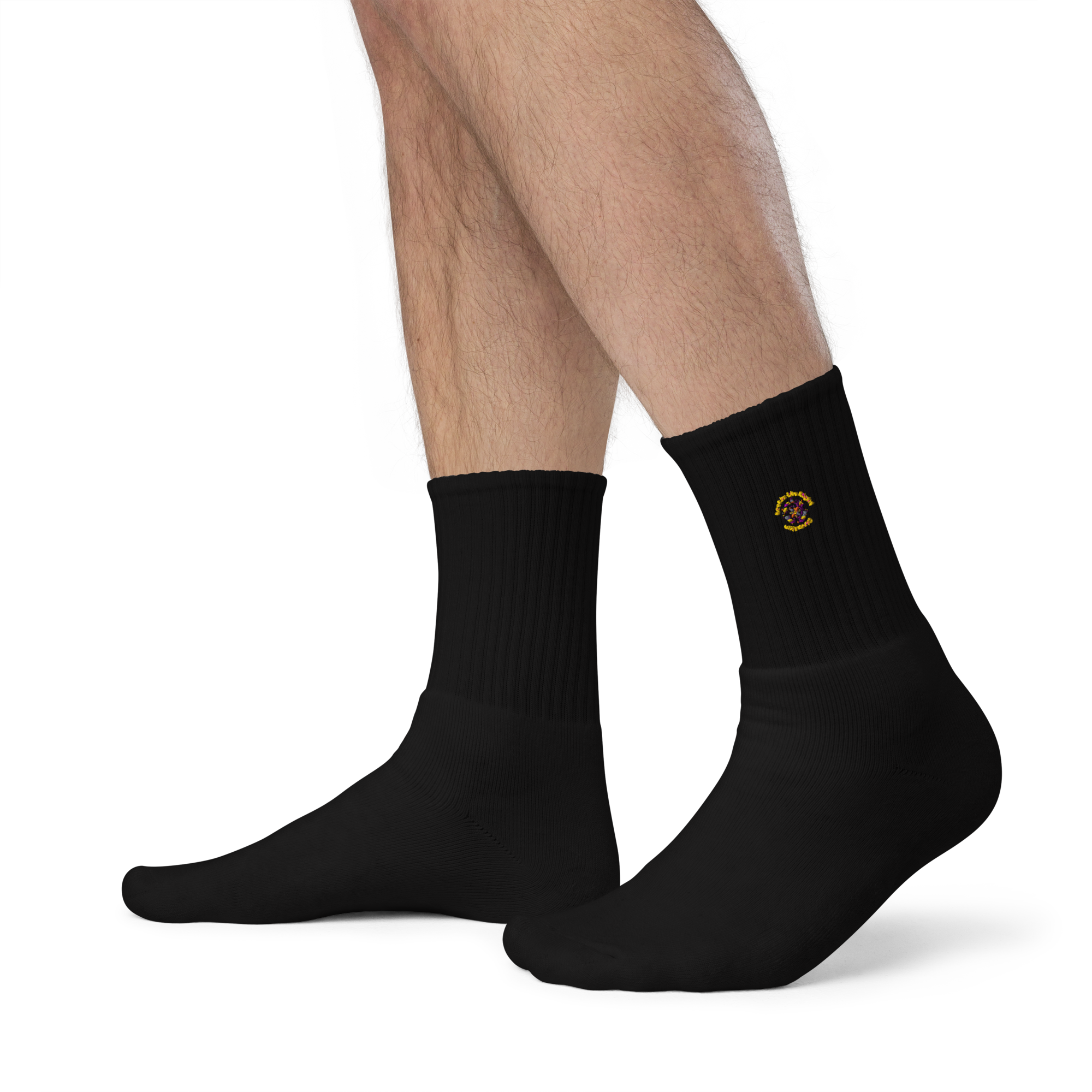 Inspirational Compass Sublimation Crew Socks - Direction in the Right