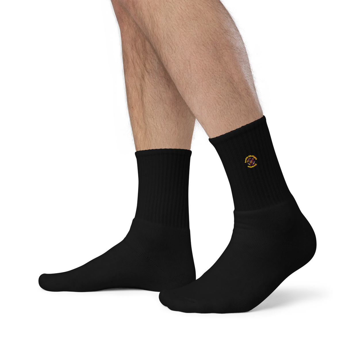 Inspirational Compass Sublimation Crew Socks - Direction in the Right Direction