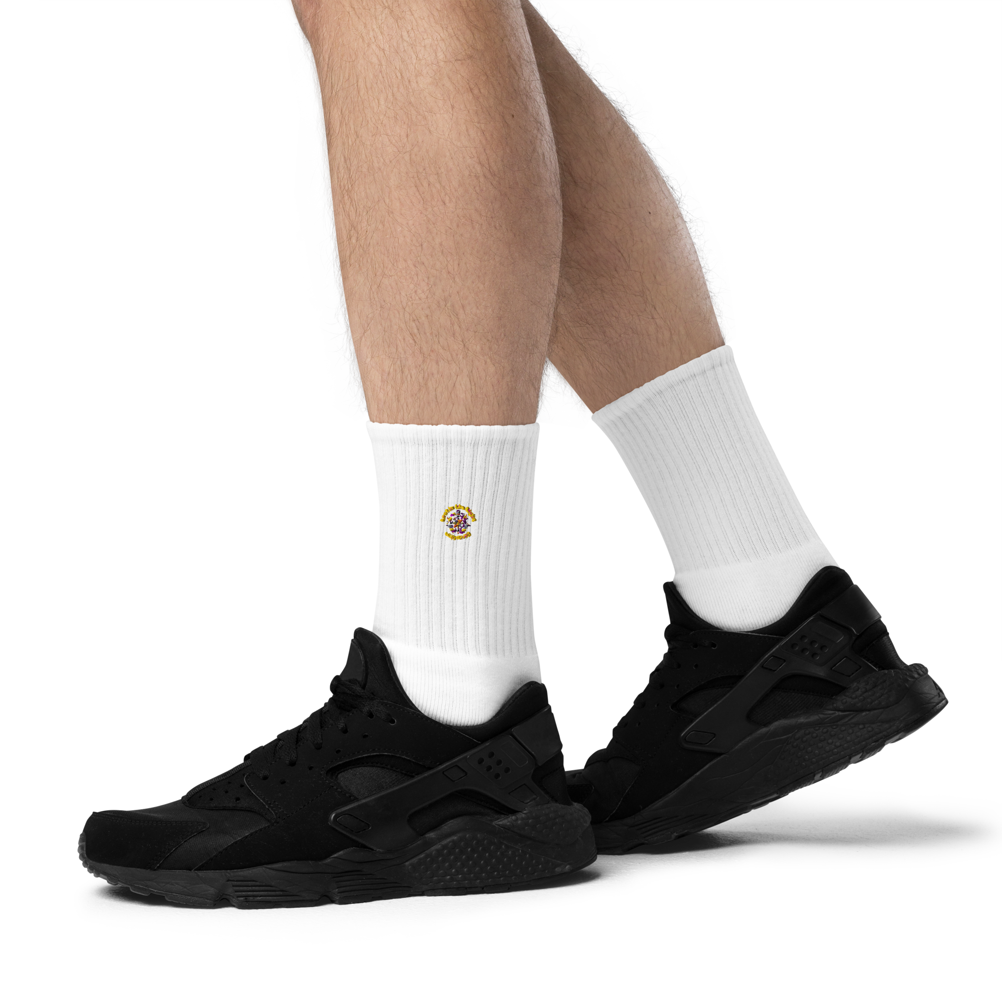 Inspirational Compass Sublimation Crew Socks - Direction in the Right