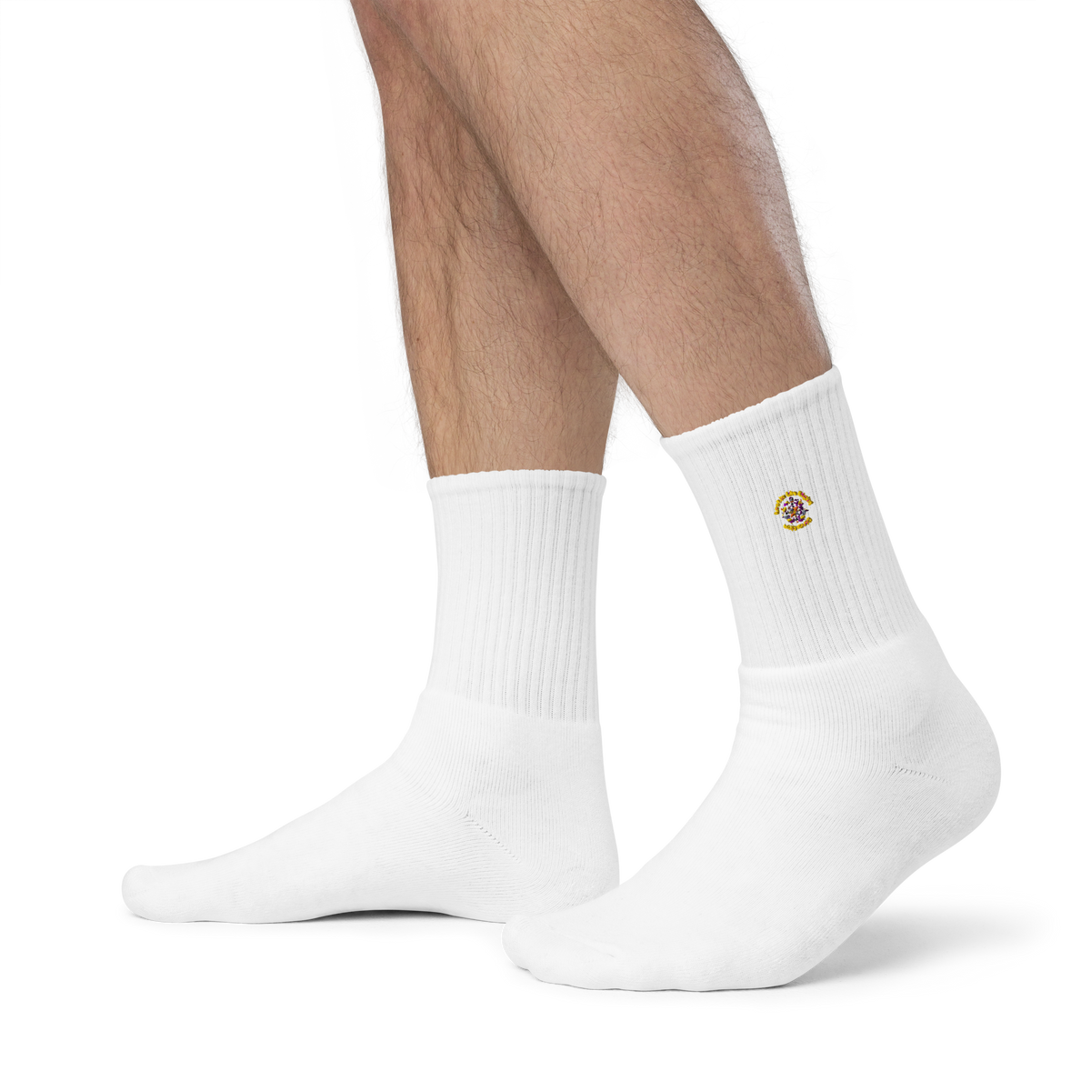 Inspirational Compass Sublimation Crew Socks - Direction in the Right Direction
