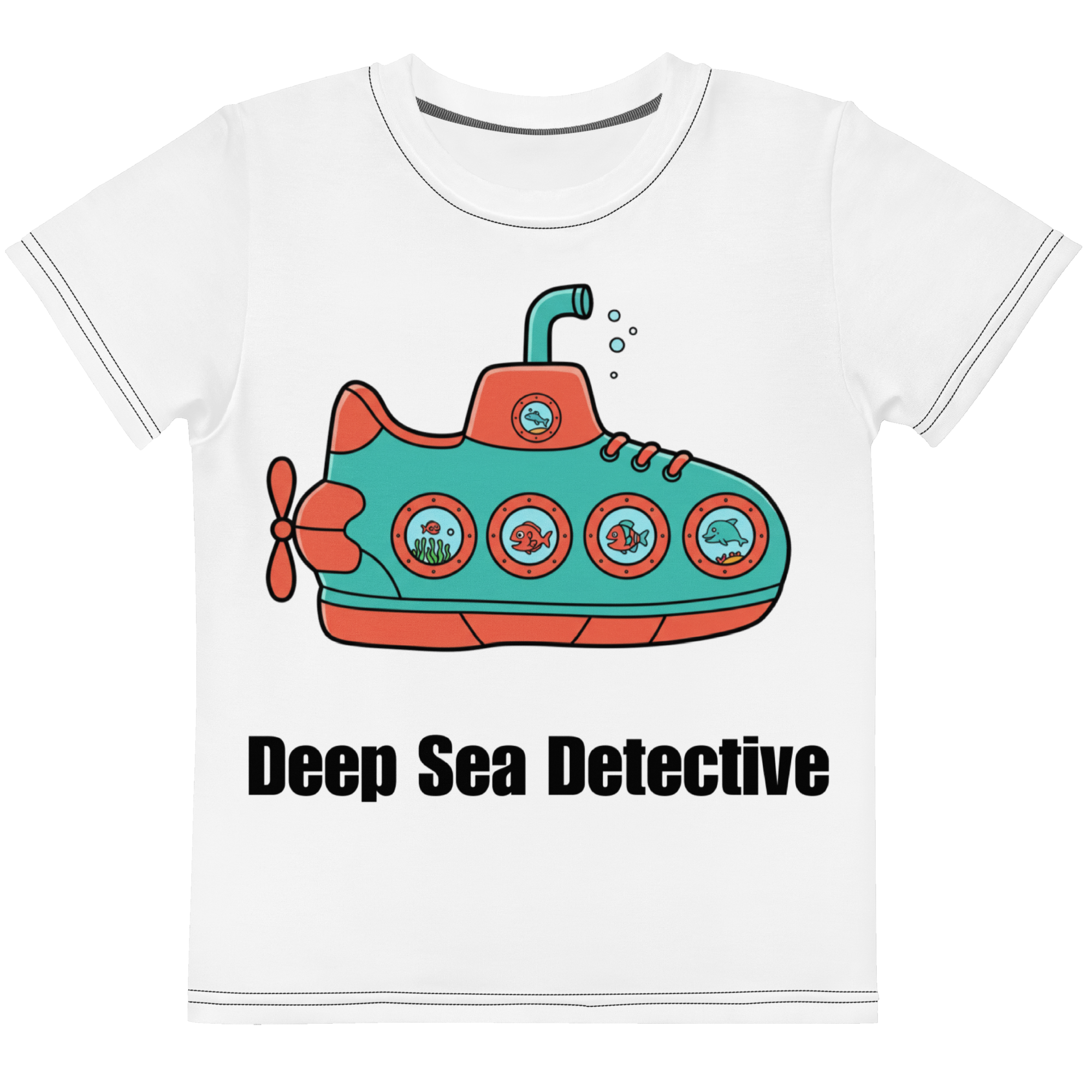 Deep Sea Detective Toddler Tee - Playful Nautical Style for Adventurous Kids