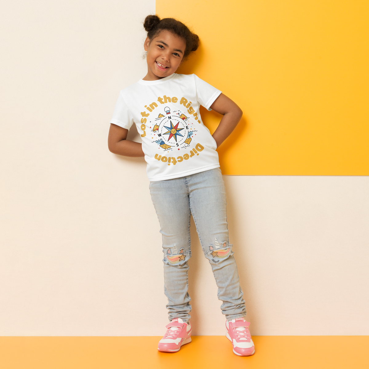 Toddler Tee — "Lost in the Right Direction" Adventure Shirt