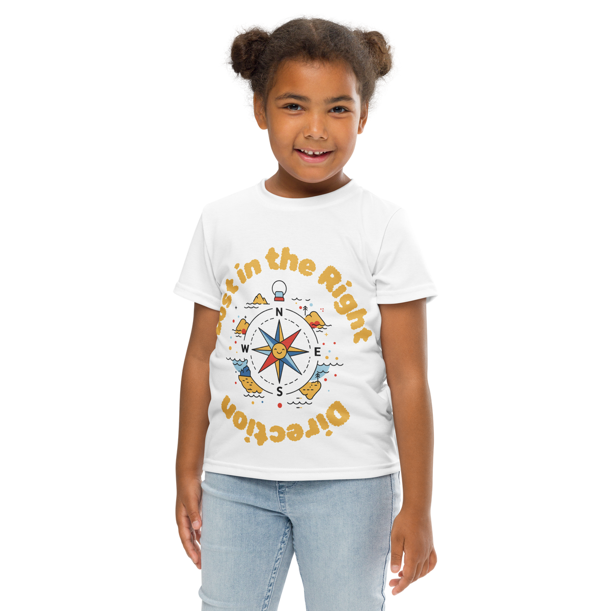 Toddler Tee — "Lost in the Right Direction" Adventure Shirt