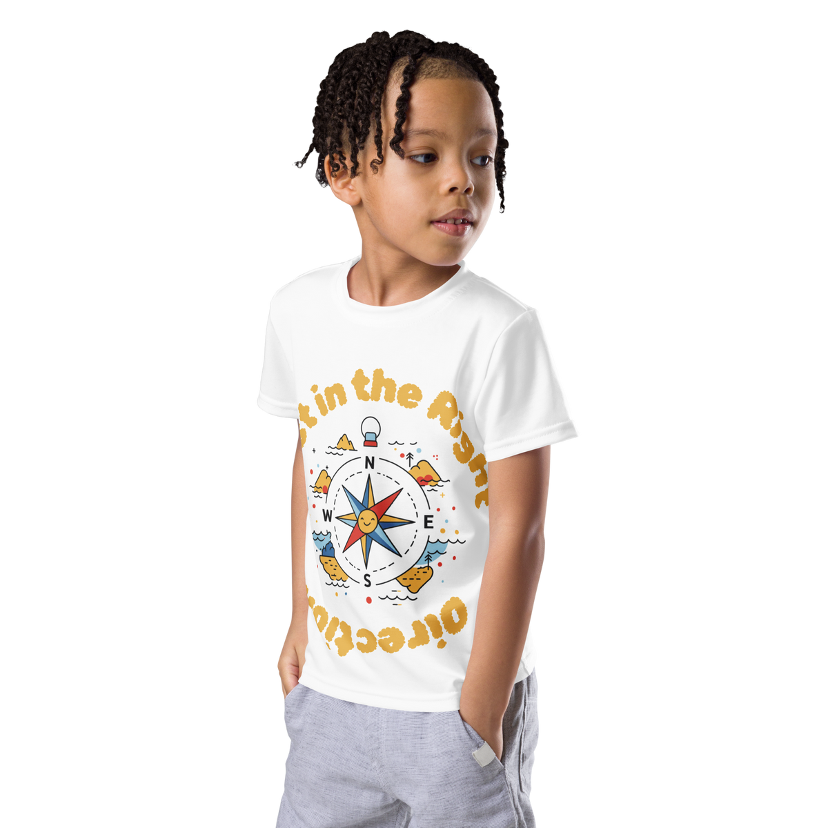 Toddler Tee — "Lost in the Right Direction" Adventure Shirt