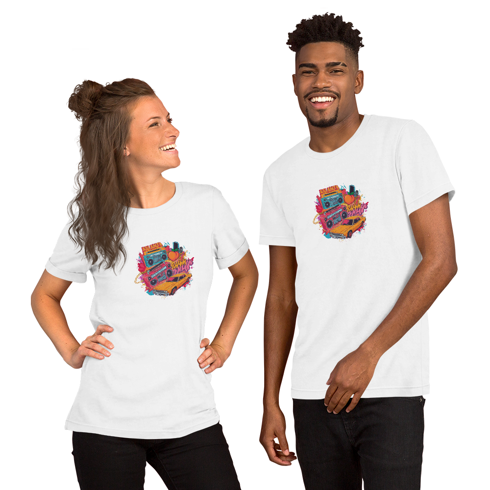 Retro Vibe Unisex Softstyle T-Shirt, Cool Graphic Tee, Perfect Gift for Music Lovers, Nostalgic Apparel, Summer Fashion, Streetwear