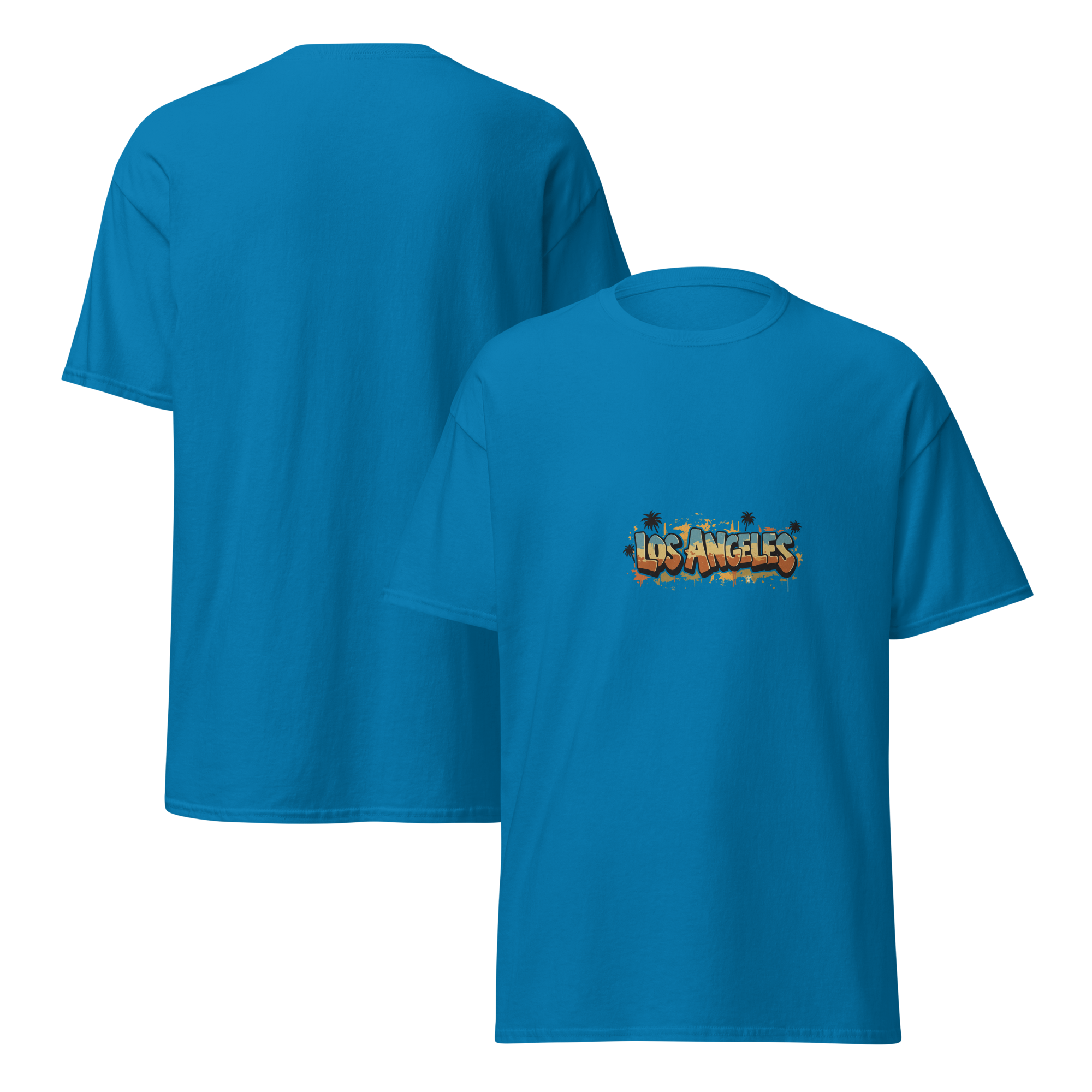 Los Angeles Graphic Unisex T-Shirt, Vintage Beach Tee, Casual Summer Wear, Travel Gift, Beach Vacation Apparel