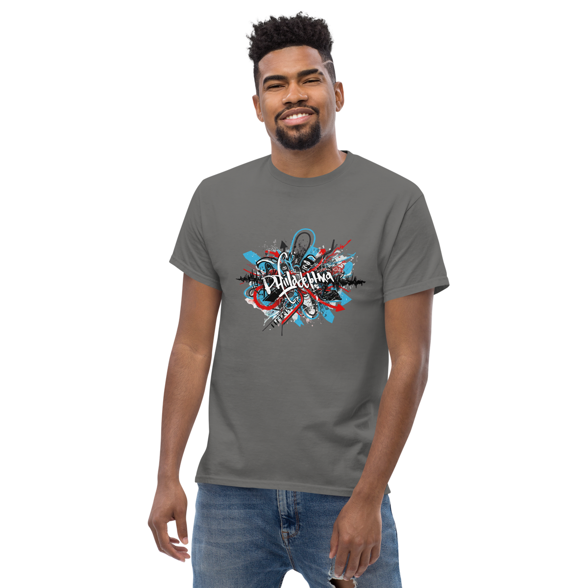 Artistic Unisex T-Shirt with Bold Graphic Design, Casual Wear, Gift for Art Lovers, Street Style, Everyday Comfort
