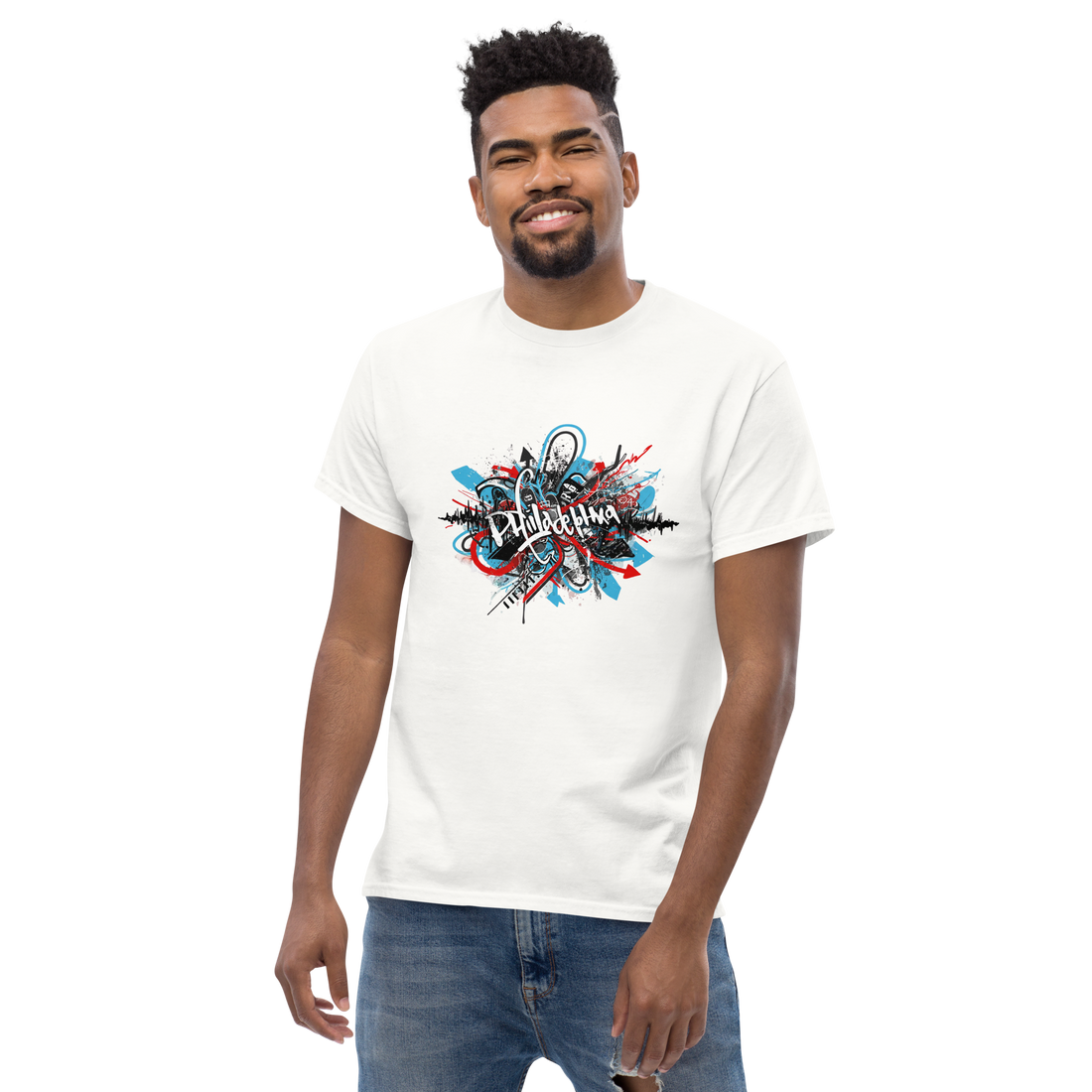 Artistic Unisex T-Shirt with Bold Graphic Design, Casual Wear, Gift for Art Lovers, Street Style, Everyday Comfort