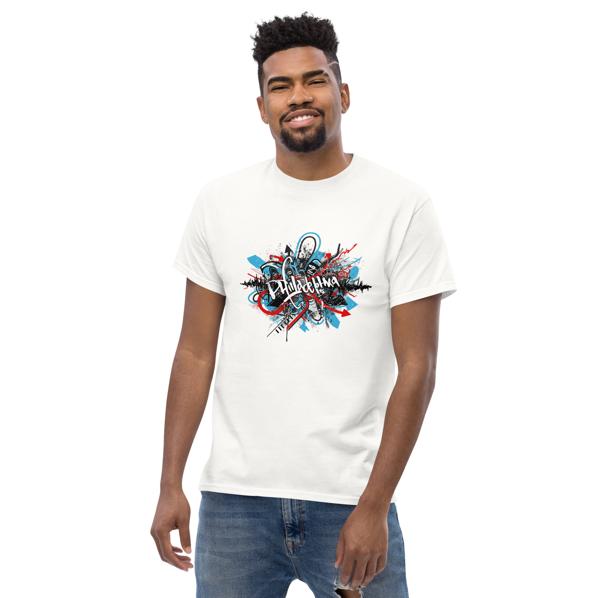 Artistic Unisex T-Shirt with Bold Graphic Design, Casual Wear, Gift for Art Lovers, Street Style, Everyday Comfort