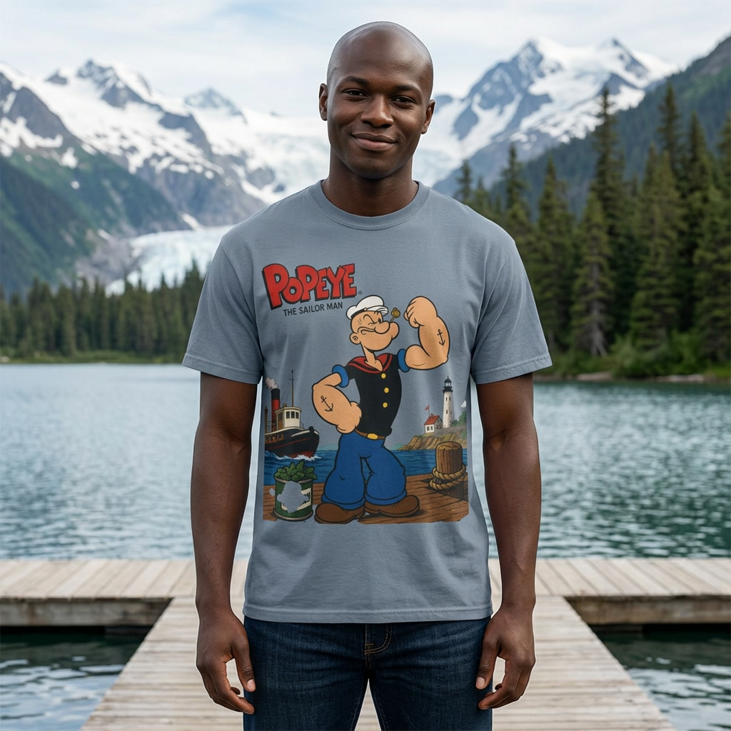 Popeye Classic Sailor Tee — Vintage Cartoon Graphic T-Shirt