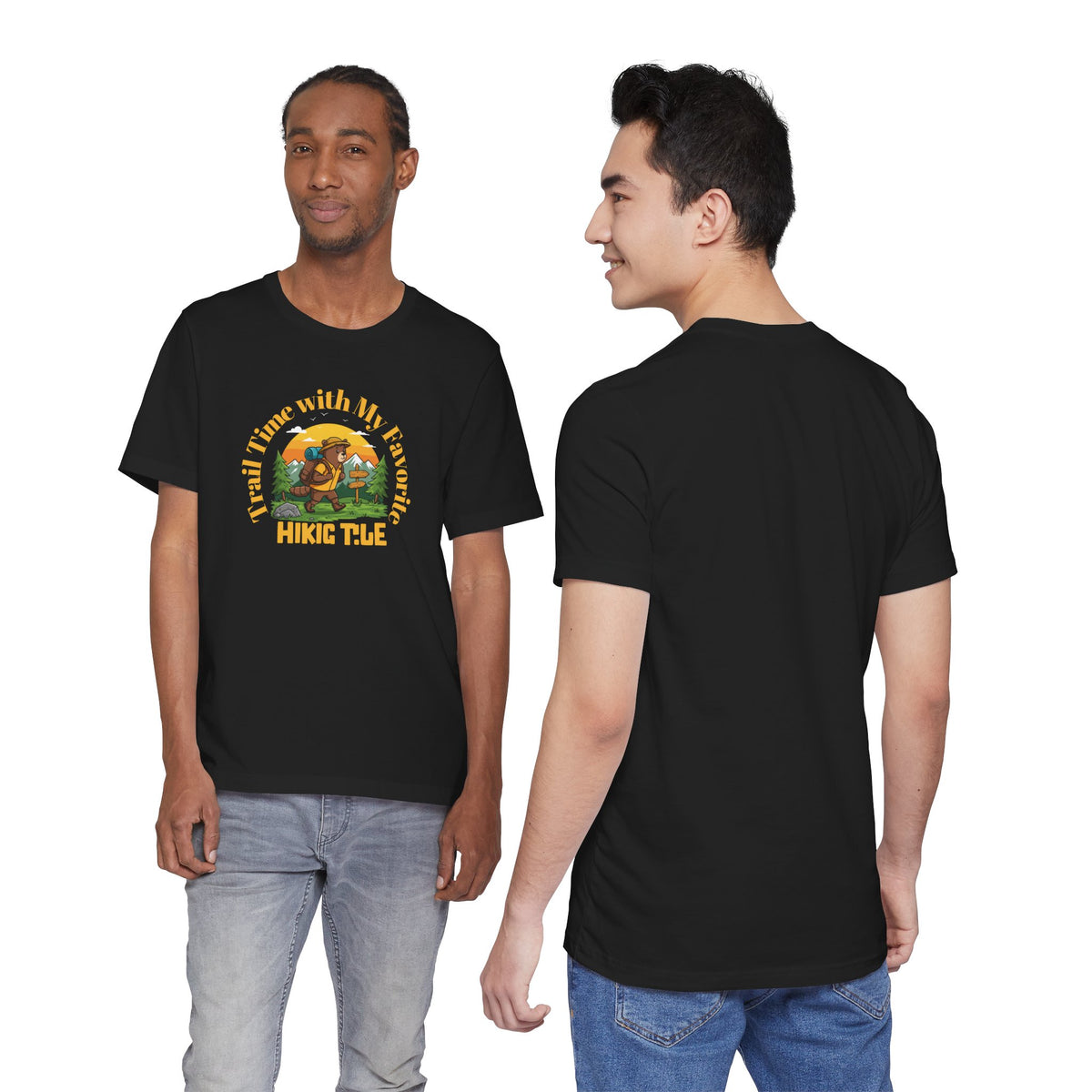 Adventure Trail Time Tee - Fun Unisex Jersey Short Sleeve T-Shirt for Outdoor Enthusiasts