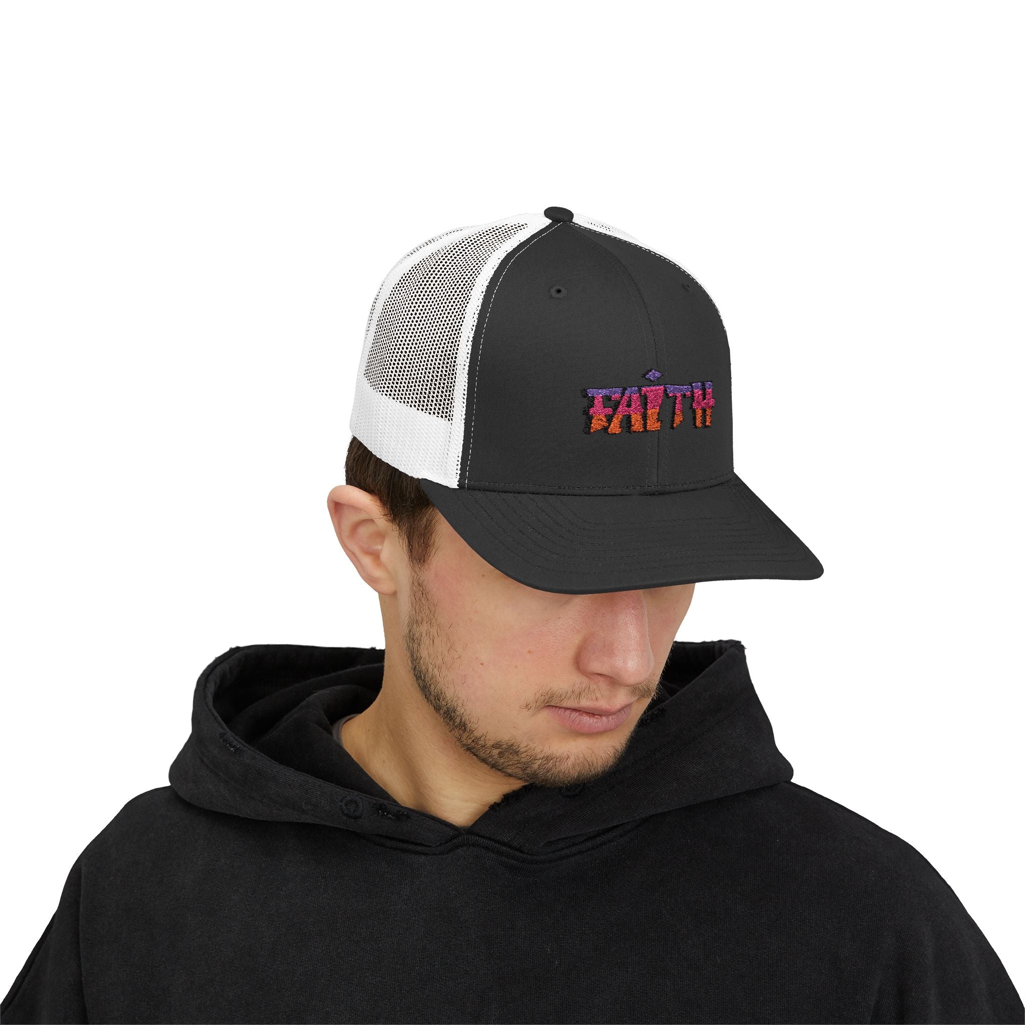 Faith Snapback Trucker Cap - Stylish & Comfortable Hat for Every Occasion