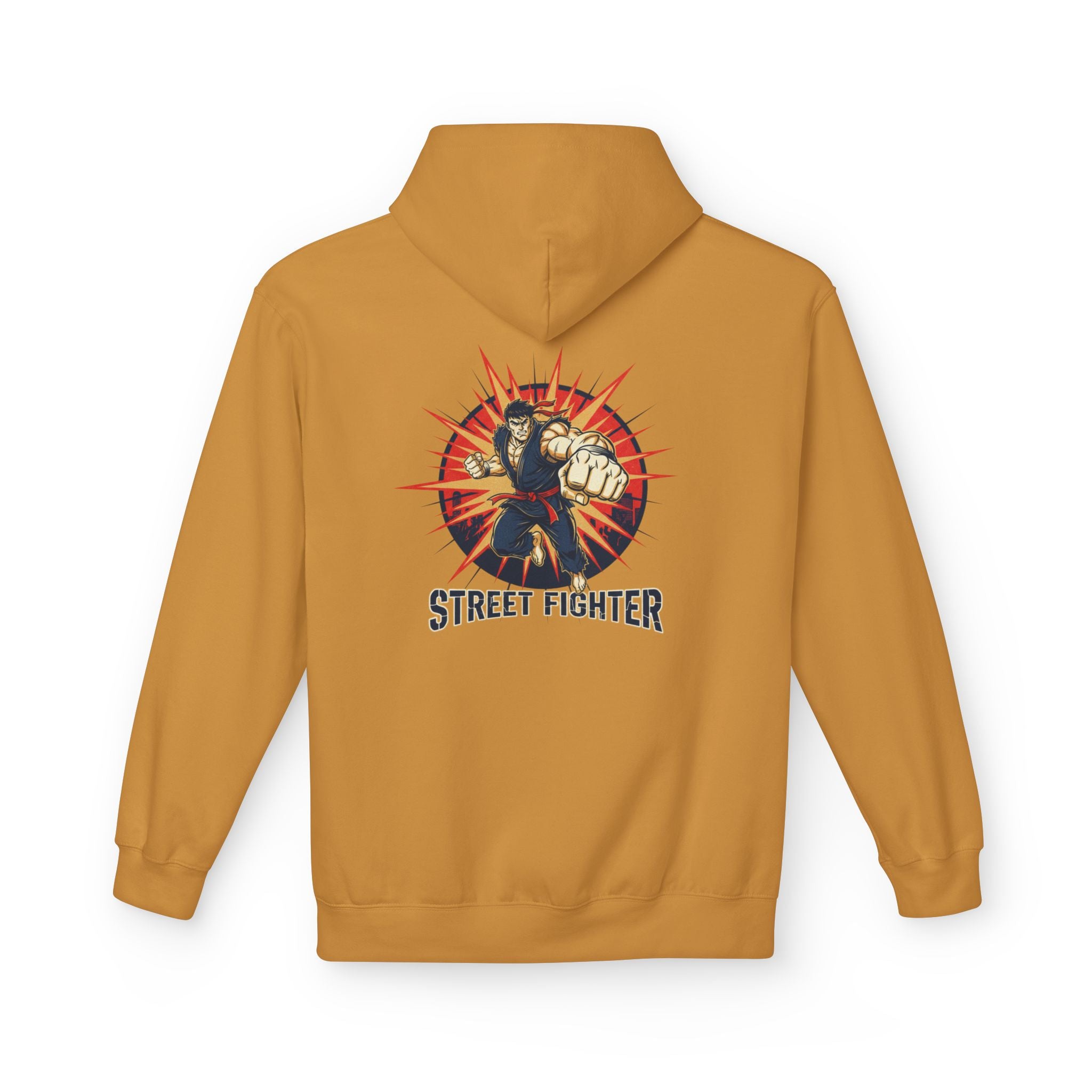 Street Fighter Fist Hoodie | Retro Arcade Fighter Design