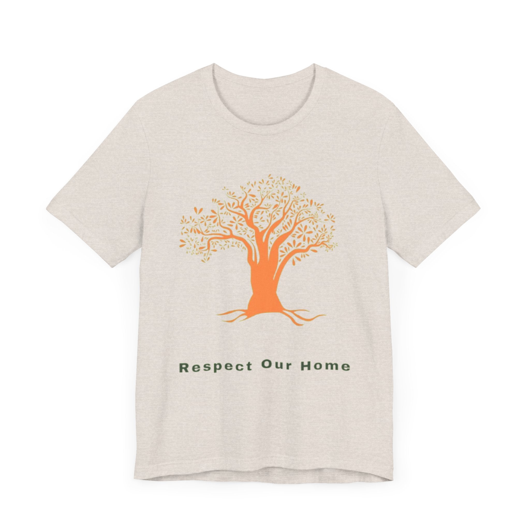 Respect Our Home Tree Graphic Tee - Eco-Friendly Unisex T-Shirt