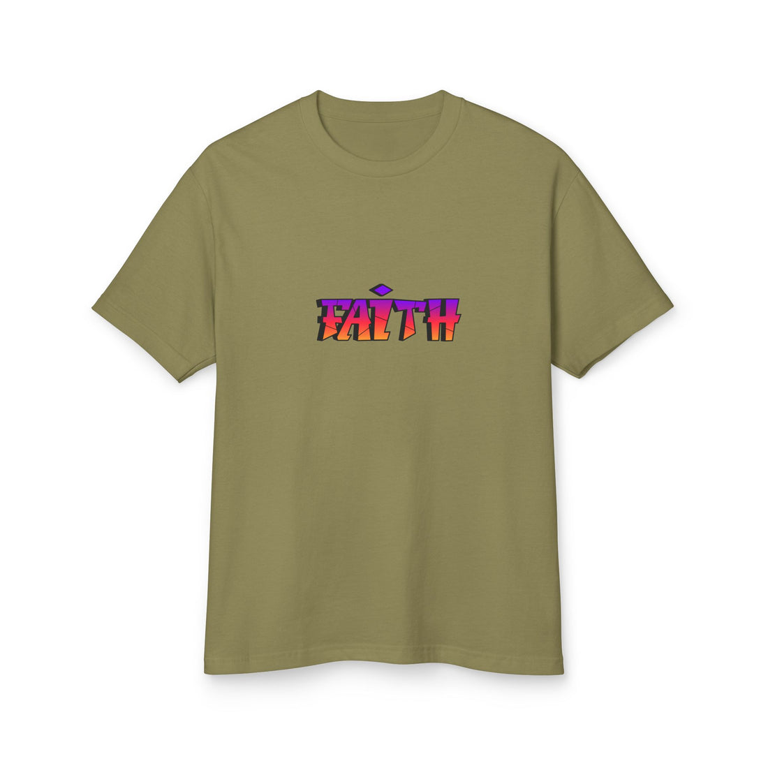 Faith Graphic Tee - Unisex Garment-Dyed Heavyweight Cotton T-Shirt