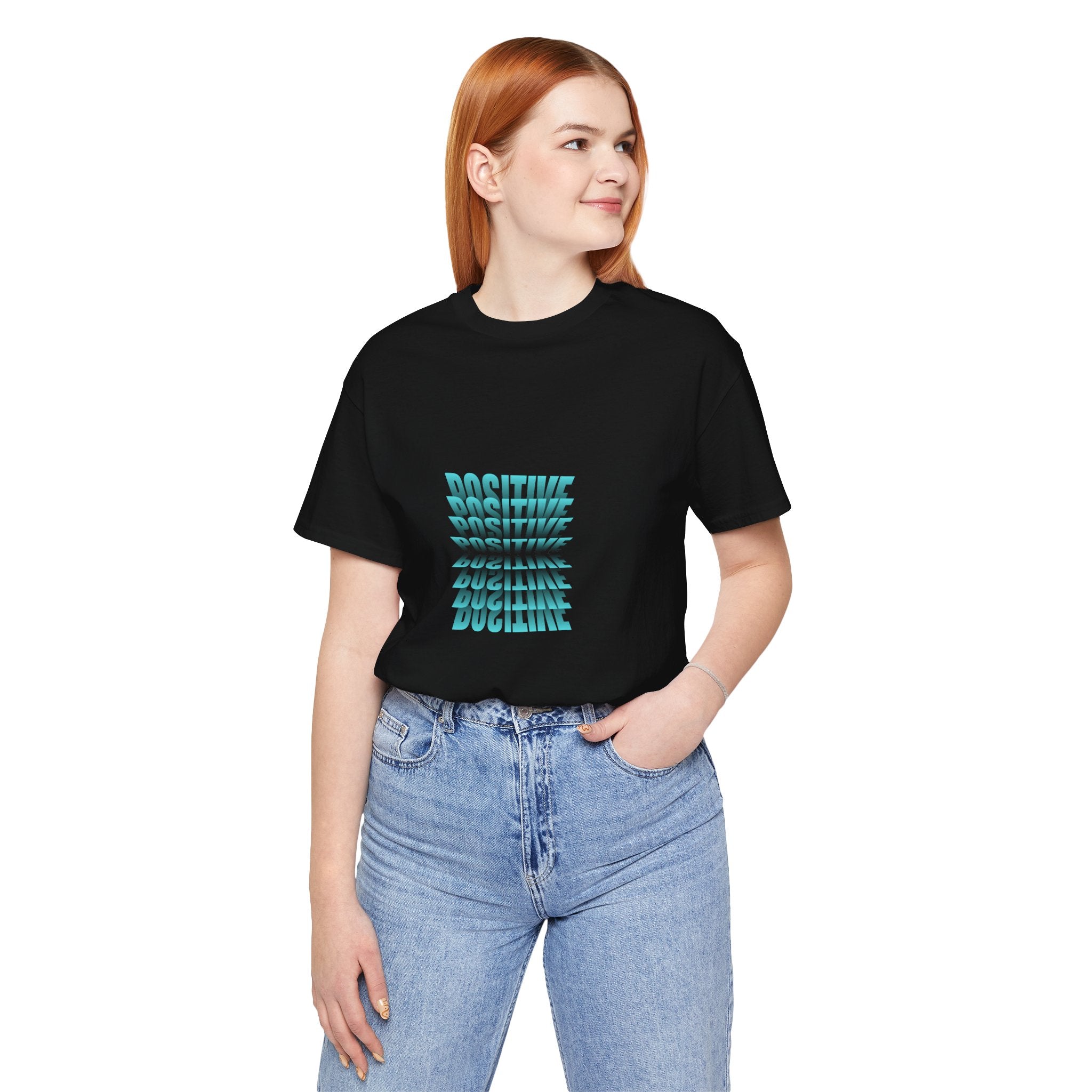 Positive Vibes Unisex Jersey Tee - Inspirational Short Sleeve T-Shirt