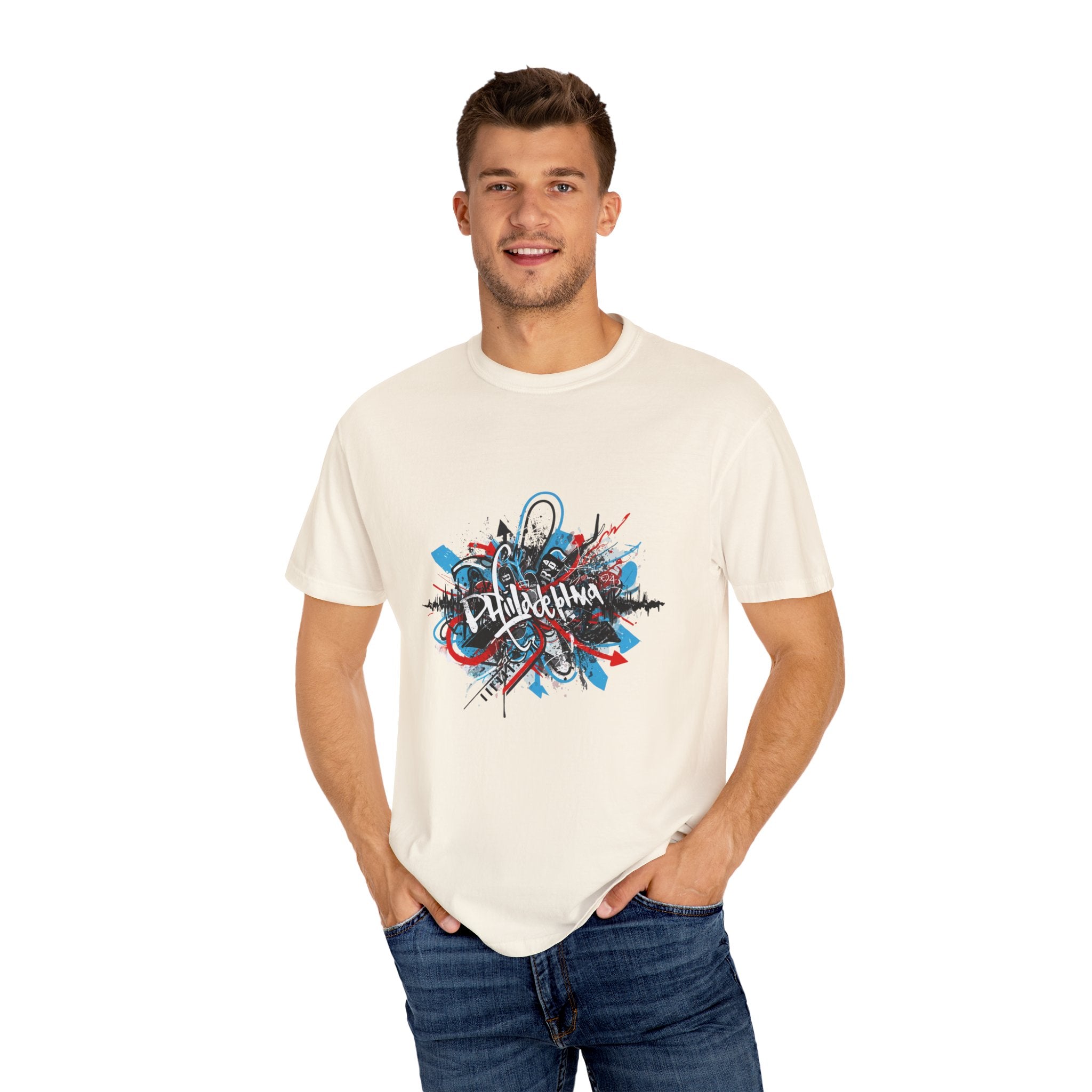 Artistic Unisex T-Shirt with Bold Graphic Design, Casual Wear, Gift for Art Lovers, Street Style, Everyday Comfort