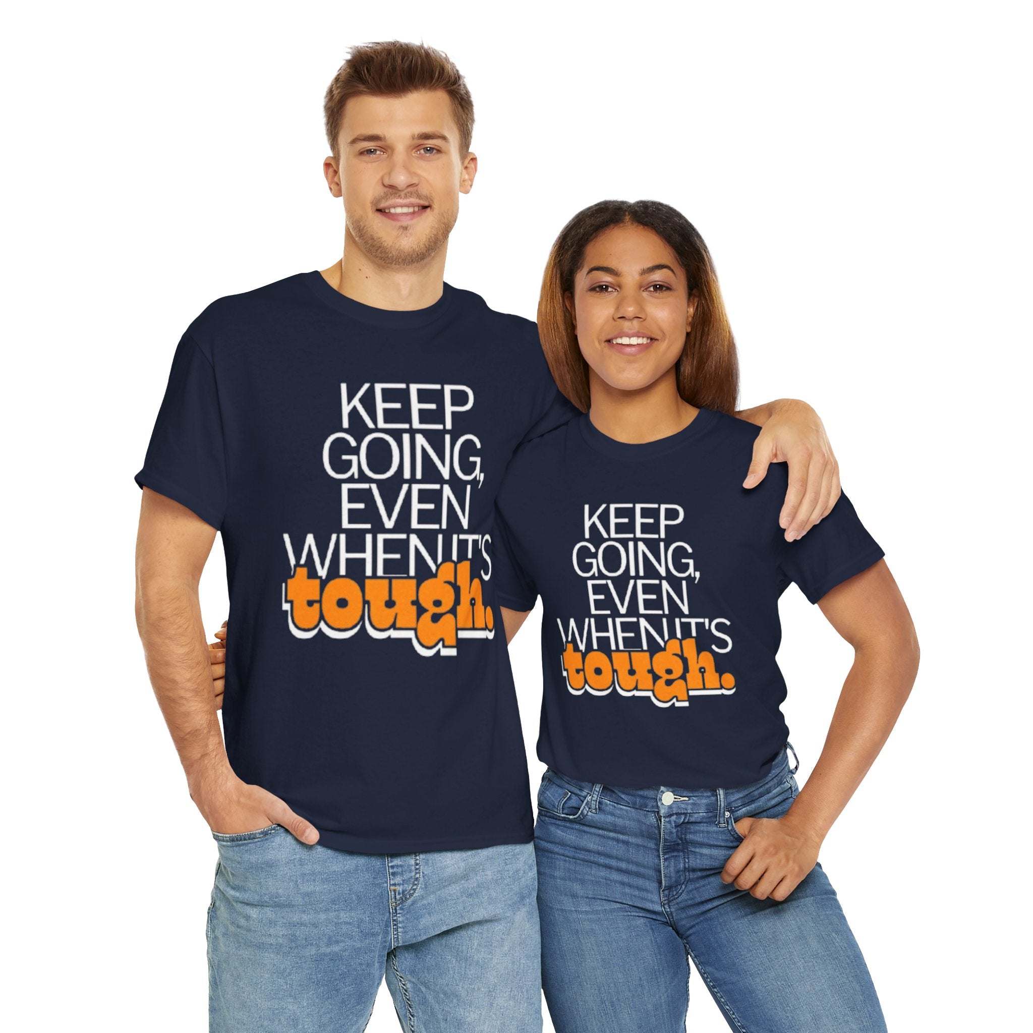 Unisex Heavy Cotton Tee Good Vibes Only Graphic Shir Durable & Stylish