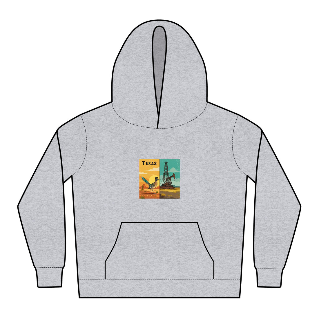 Vintage Texas Kids Relax Hoodie - Fun Casual Wear