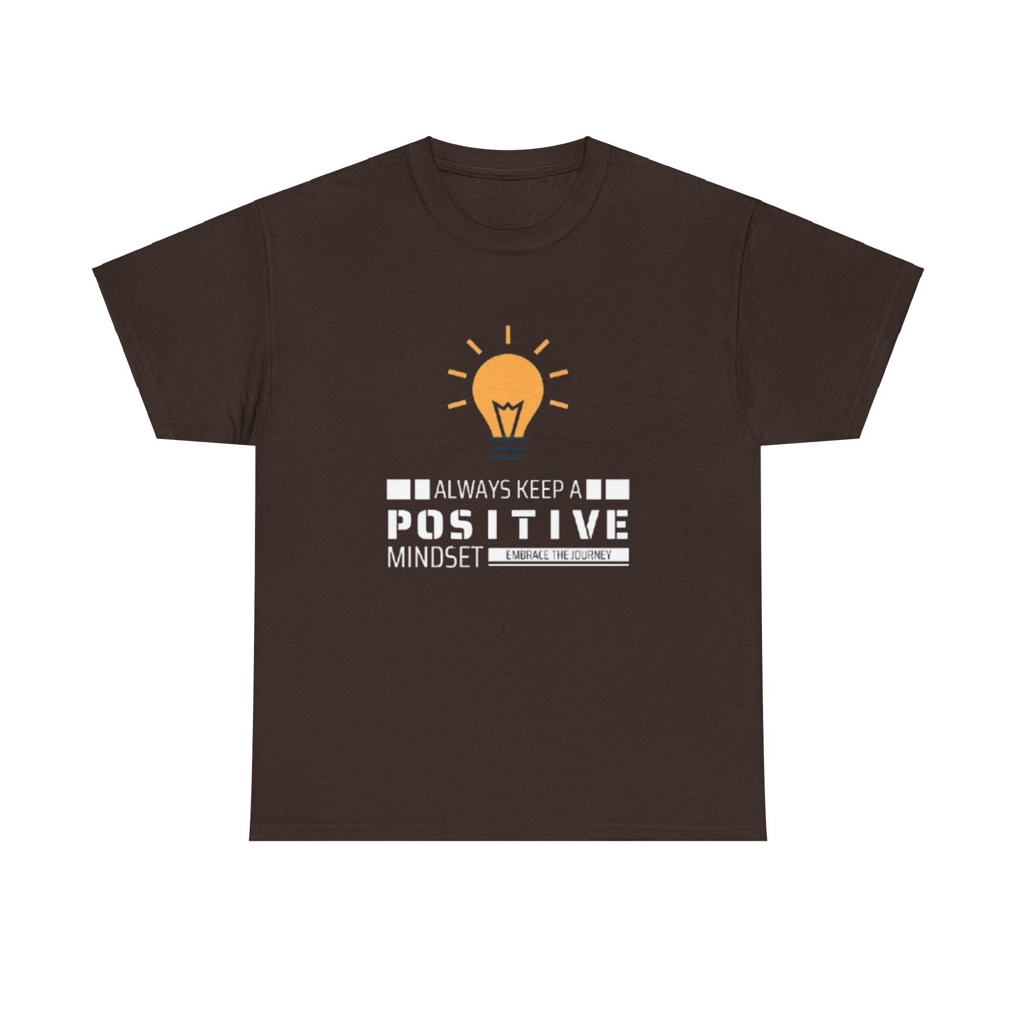 Unisex Heavy Cotton Tee - Positive Mindset Printed T-Shirt