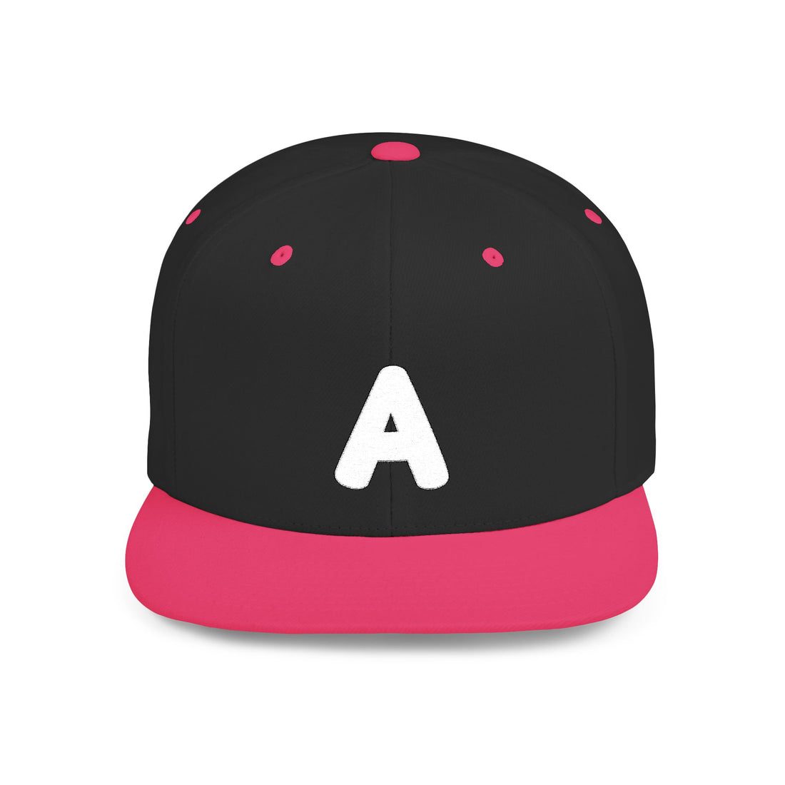 Flat Bill Snapback Hat — Classic Flat-Brim Baseball Cap