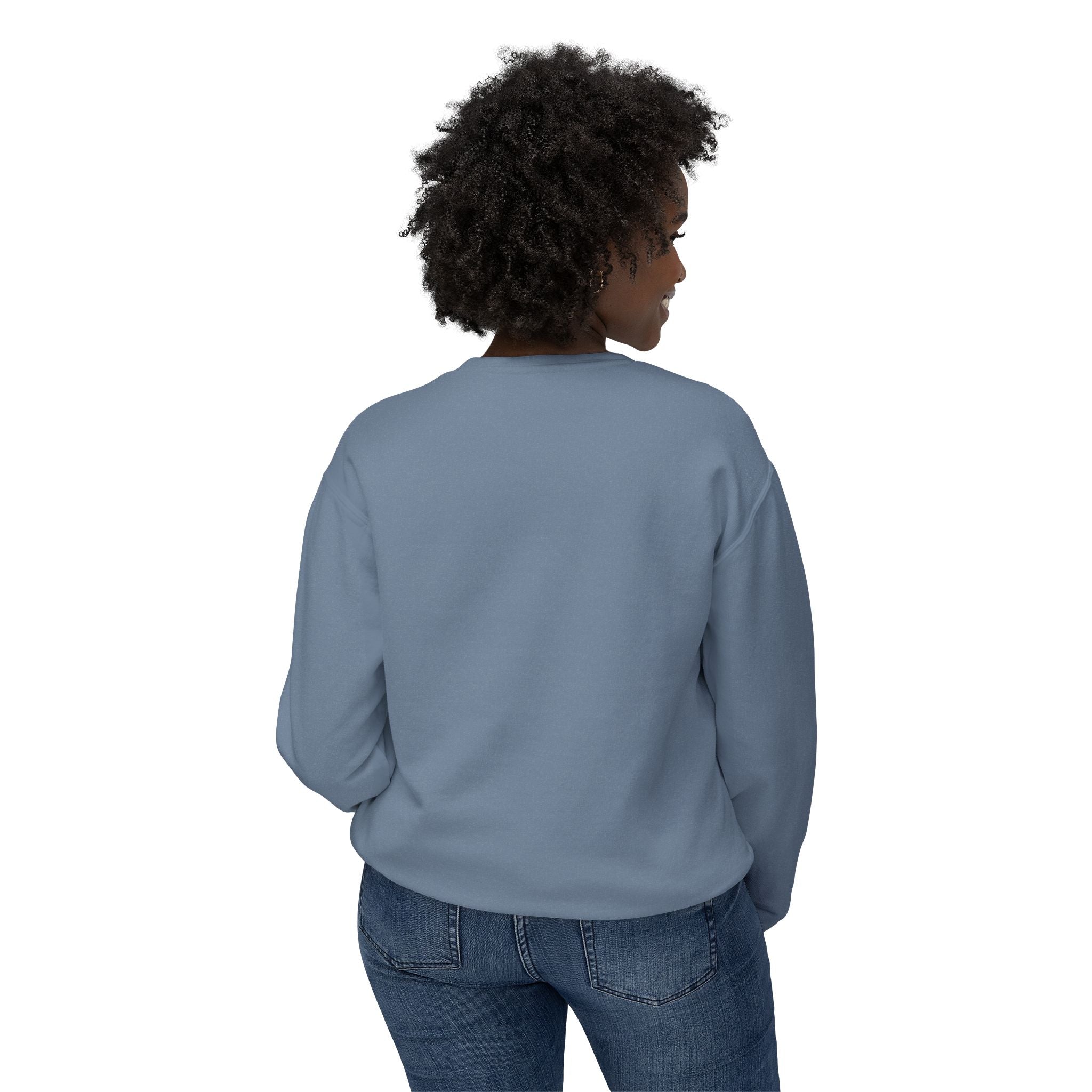 NYC Touch Unisex Lightweight Crewneck sweatshirt sleeve print for unisex
