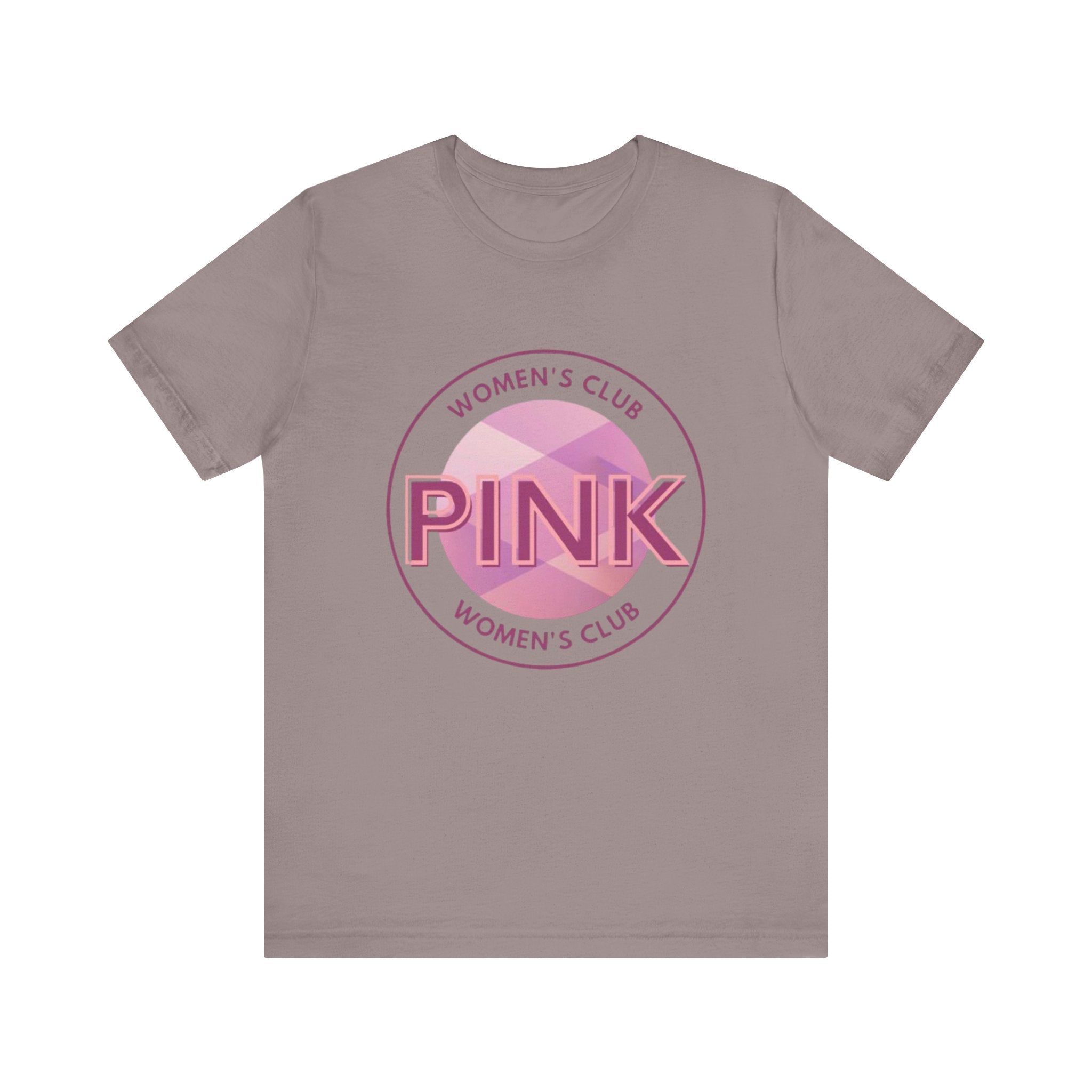 Unisex Graphic Tee - Pink Woman Club Printed Eco-Friendly Jersey