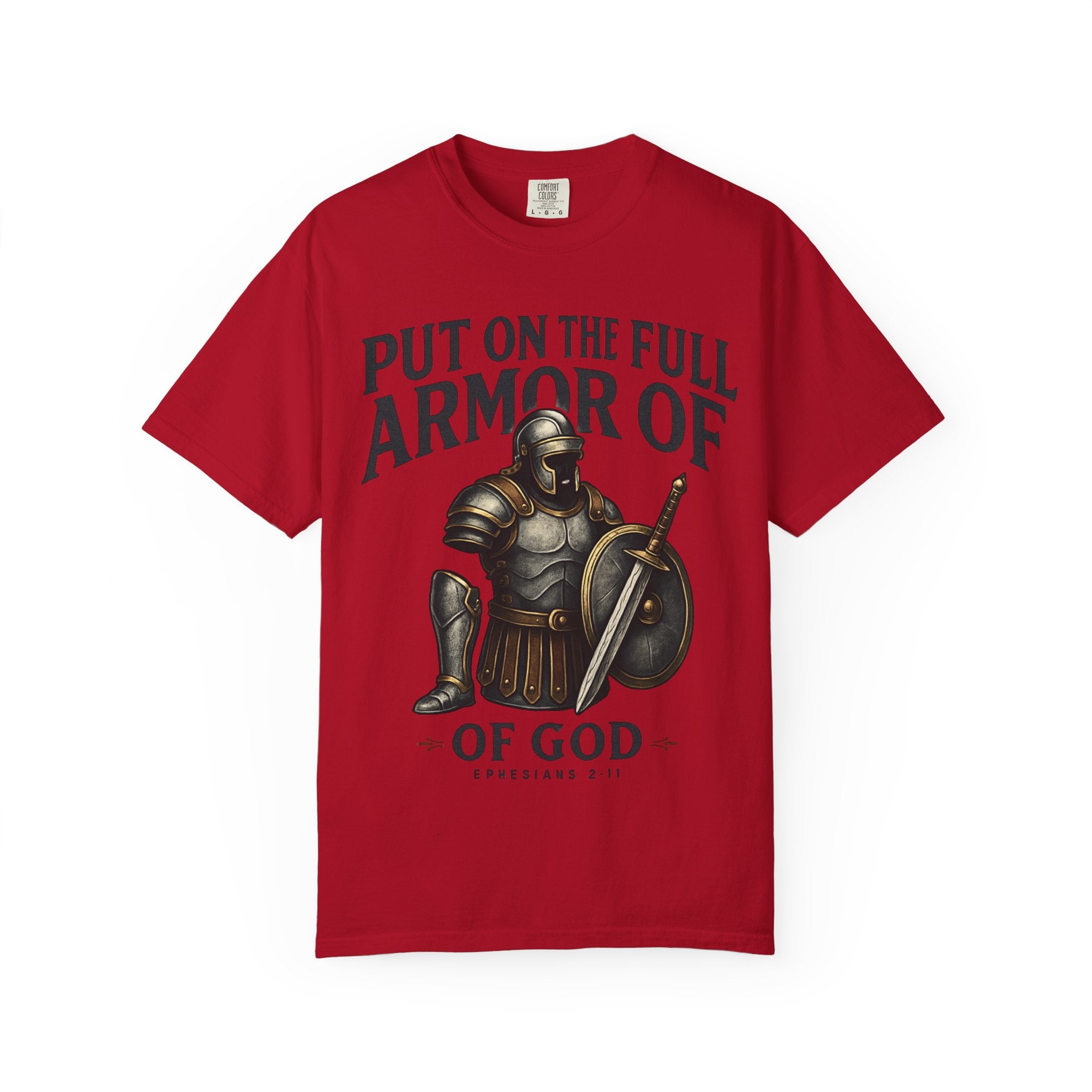 Armor of God T-Shirt — "Put On The Full Armor of God" Christian Faith Tee
